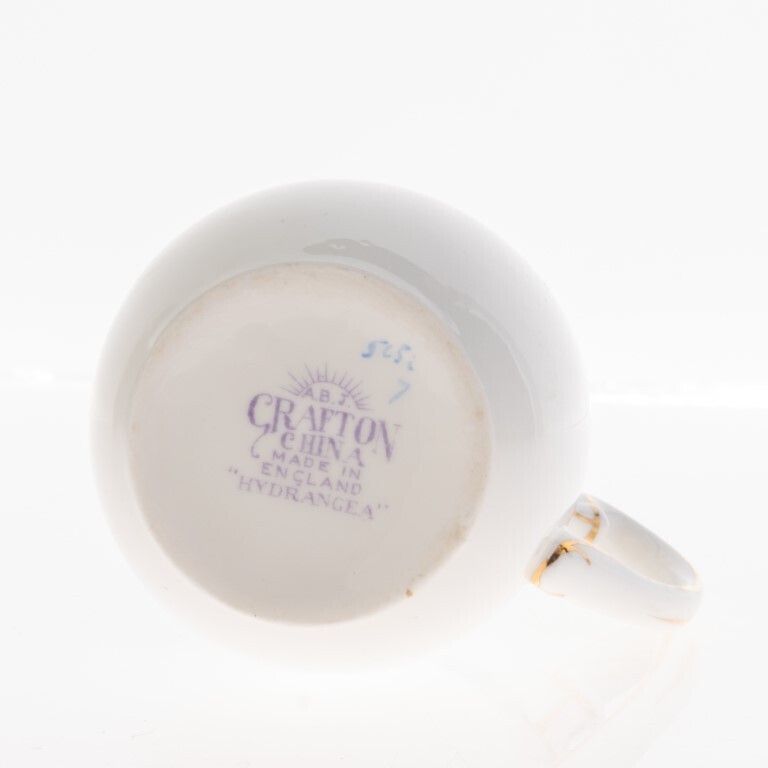 Hand Painted Art Nouveau Royal Grafton Porcelain Cream Jug photo for sale