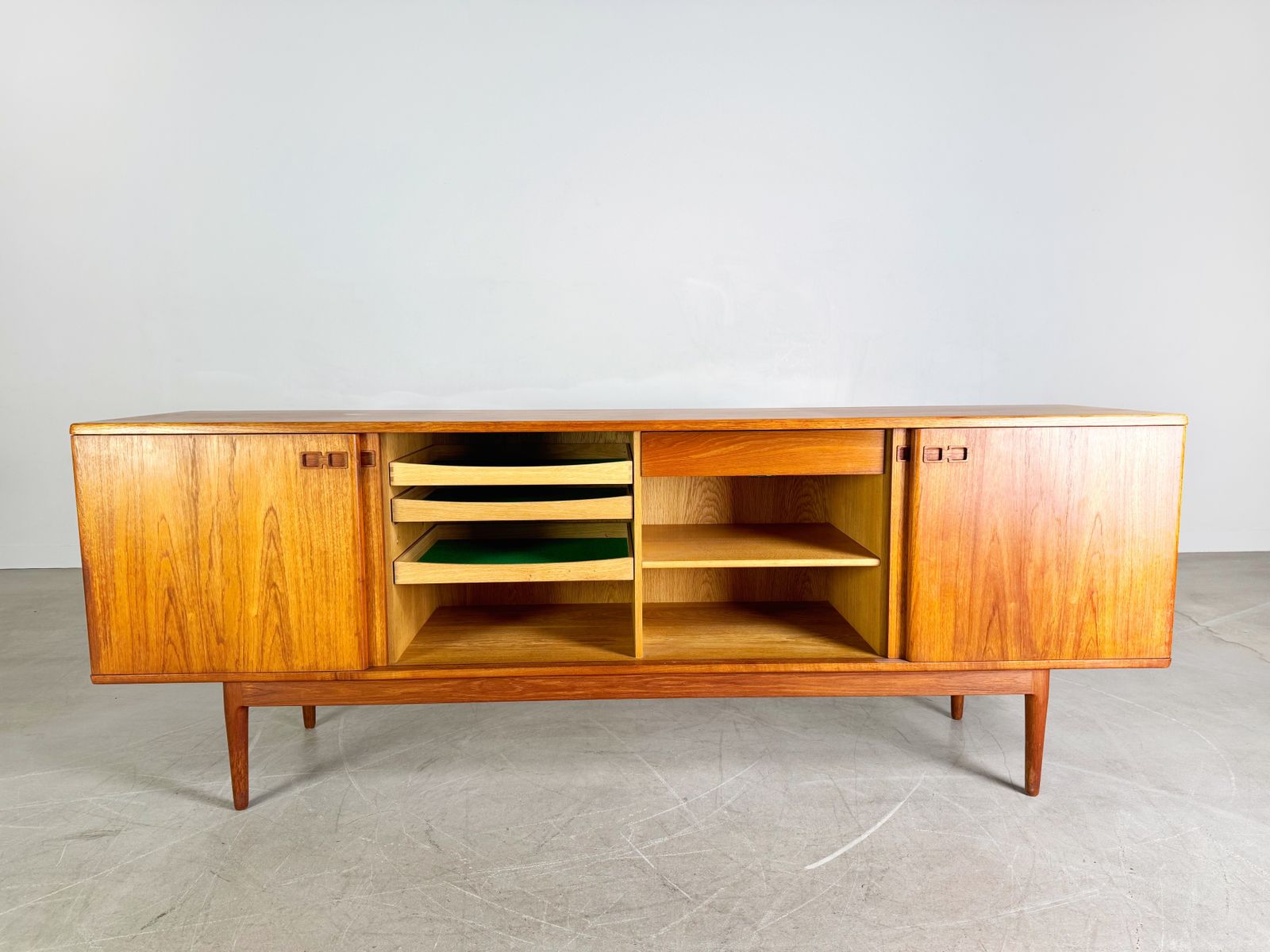 Danish Mid Century Sideboard Christian Linneberg Teak Vintage 60s Sideboard photo vintage