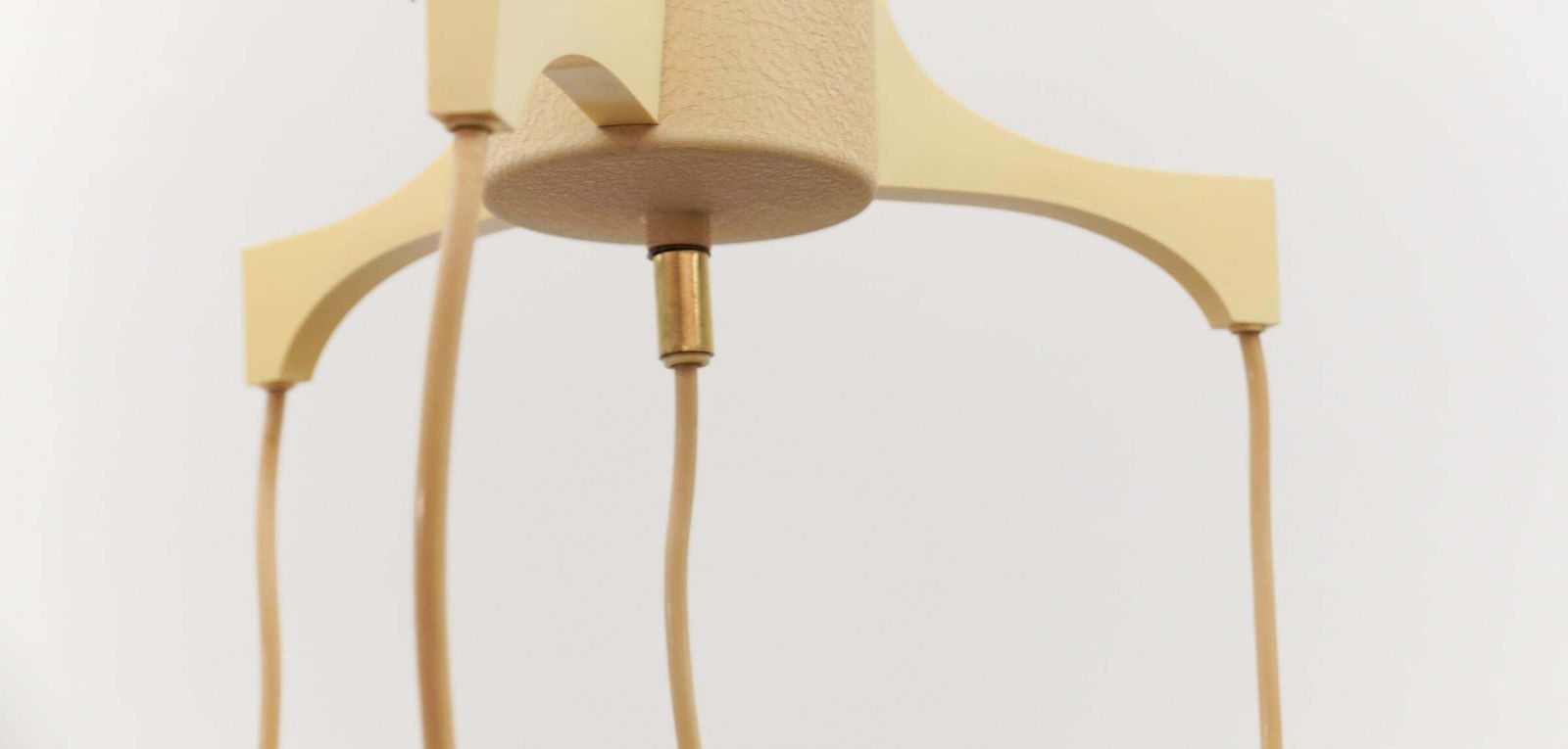 photo buy Lovely Brass And Smoked Glass Mid Century Modern Cascading Lamp, 1960s Germany