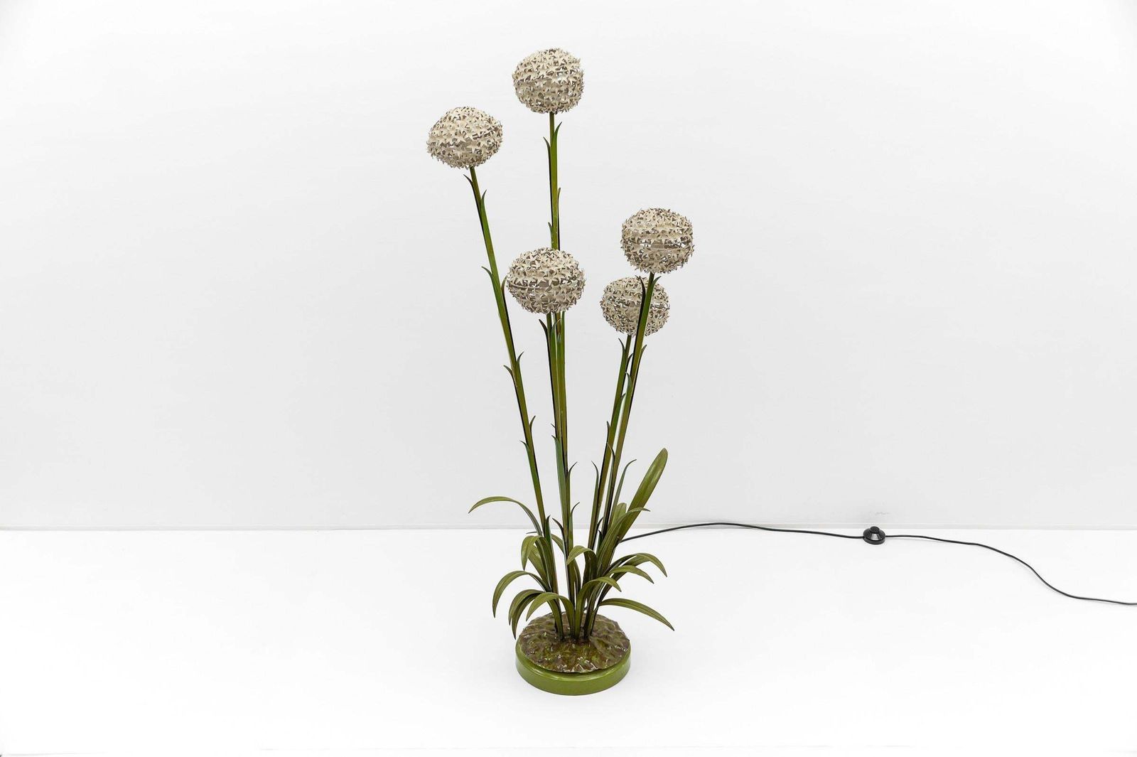 Awesome Beautiful Floral Floor Lamp By Hans Kögl, Germany 1960s photo 3603.0