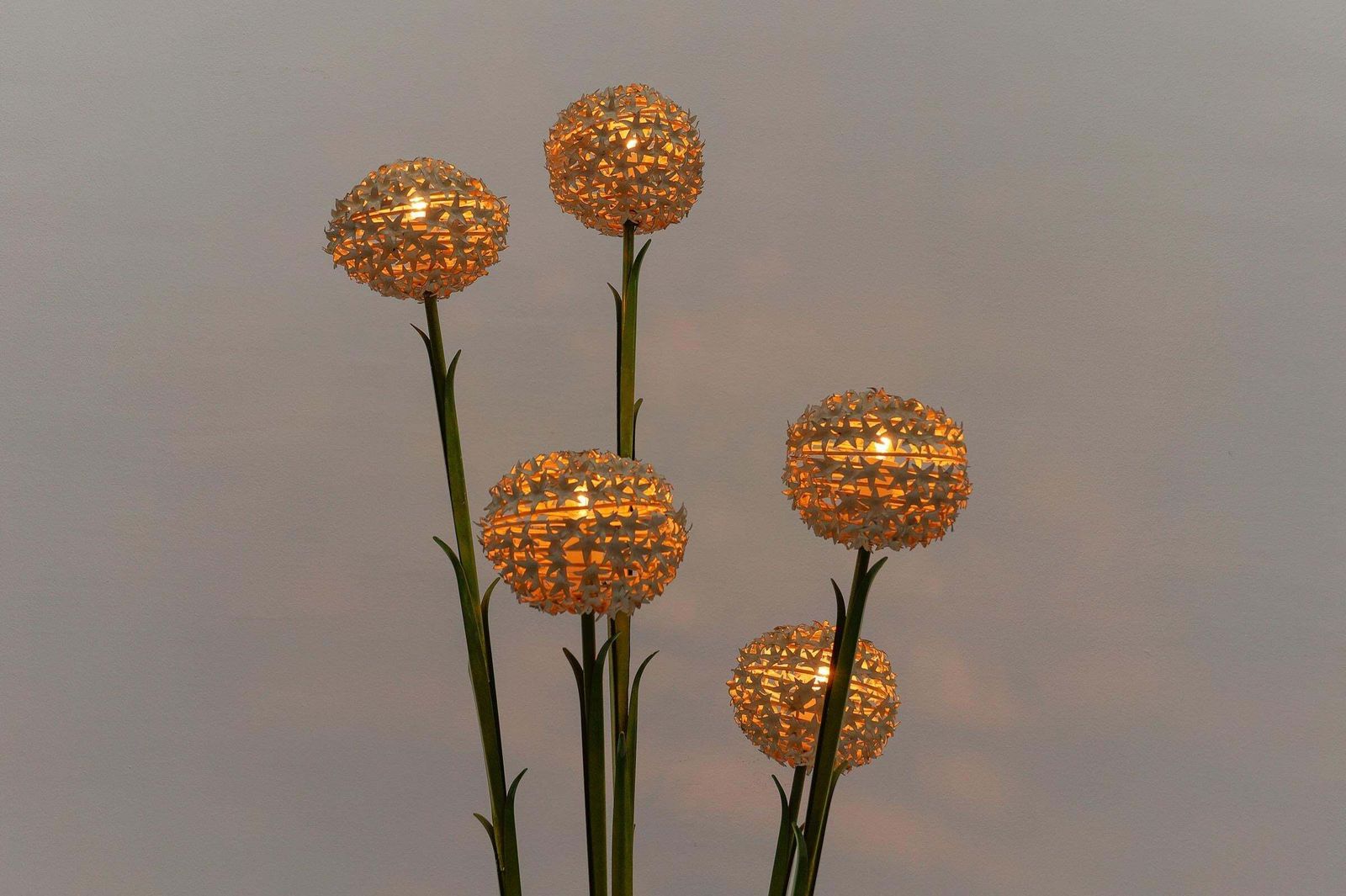 Awesome Beautiful Floral Floor Lamp By Hans Kögl, Germany 1960s photo vintage