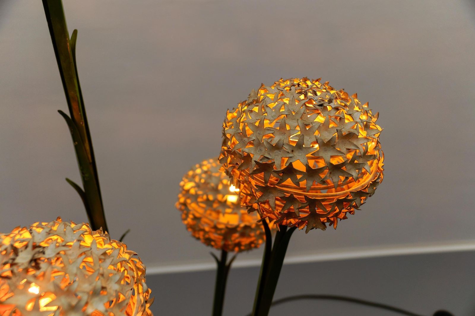 Lighting Awesome Beautiful Floral Floor Lamp By Hans Kögl, Germany 1960s photo