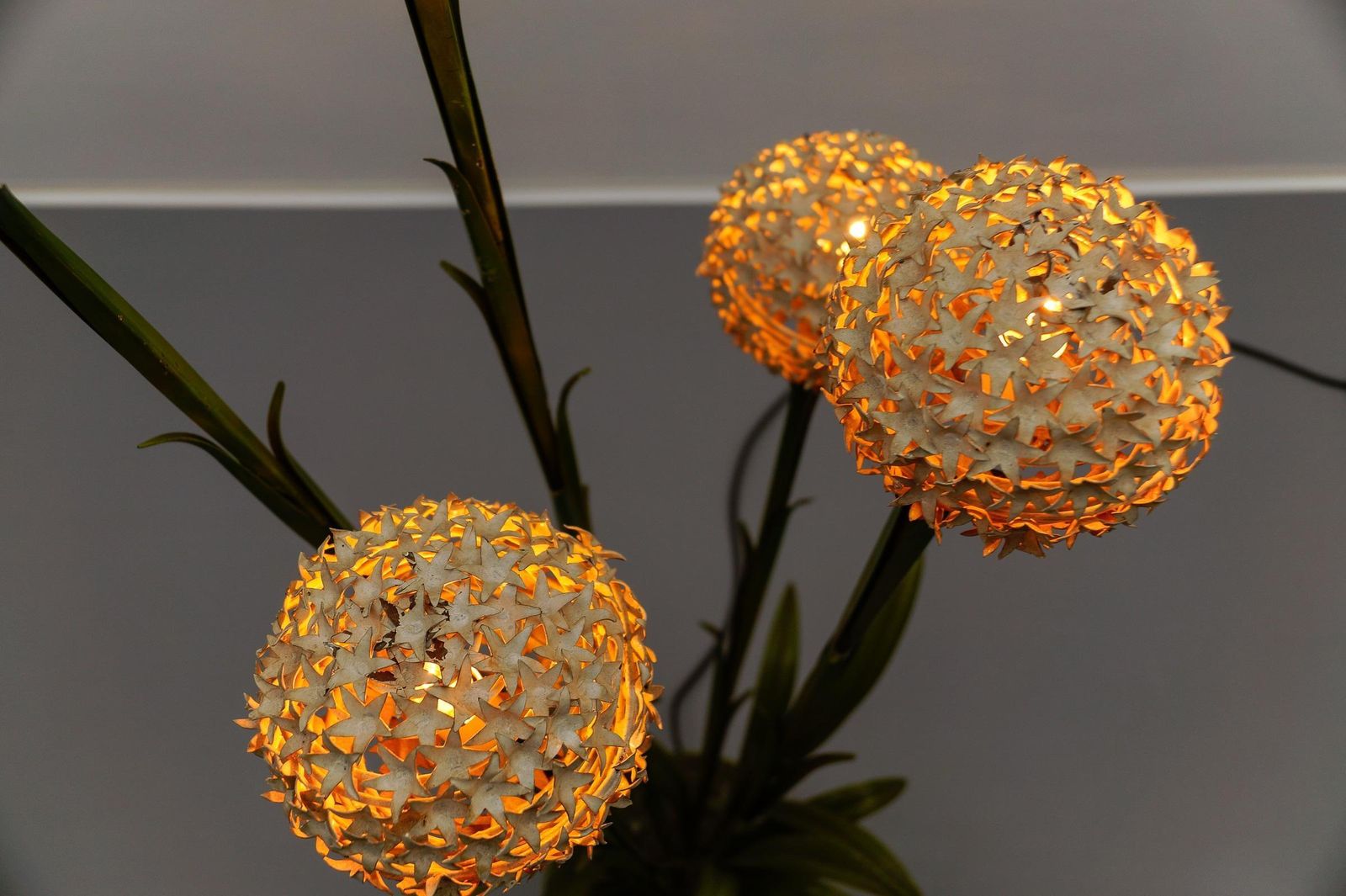 3603.0 Awesome Beautiful Floral Floor Lamp By Hans Kögl, Germany 1960s photo