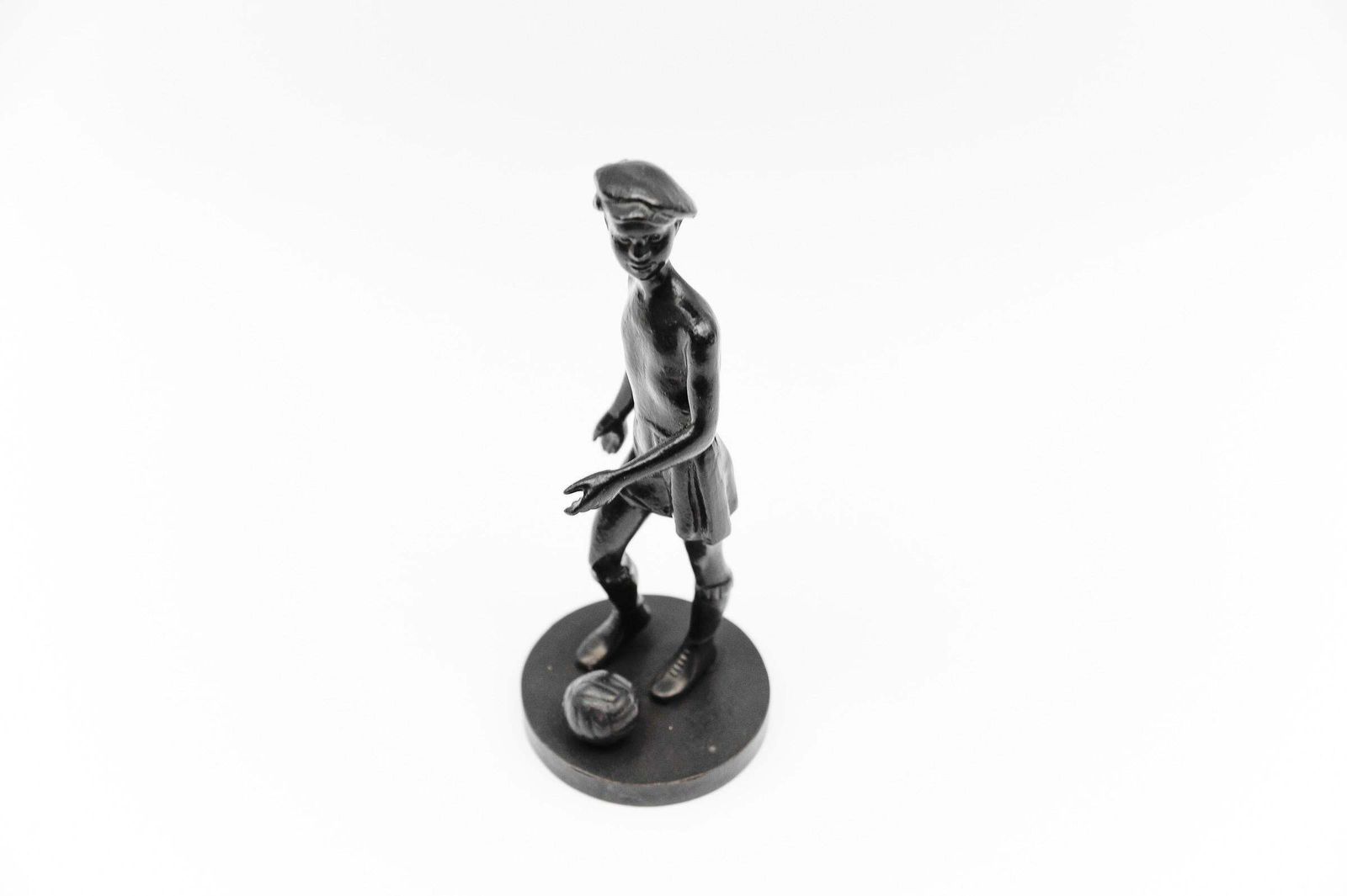 Art Soccer Player, Art Deco Sculpture, Ca. 1940s photo