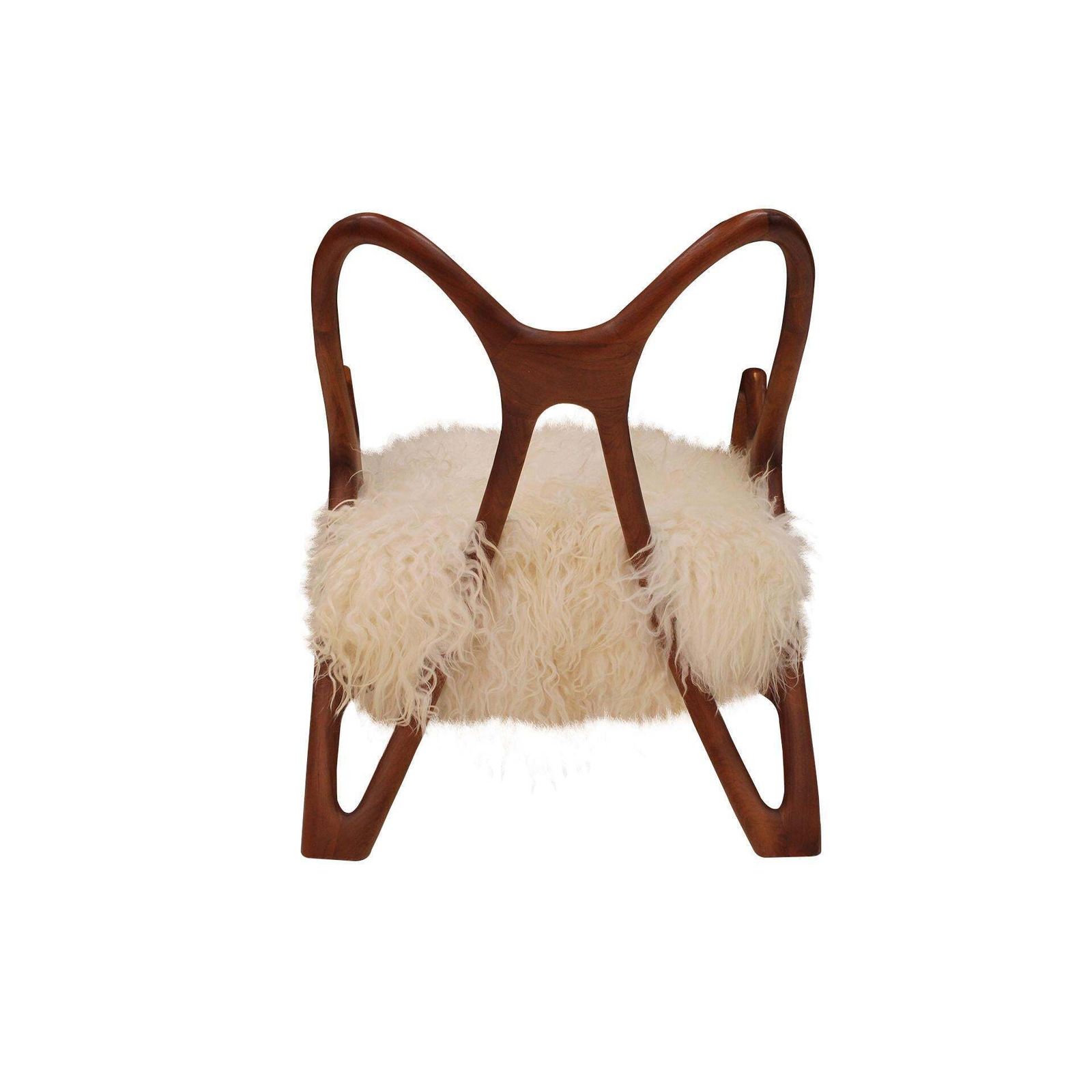 Pair Of Sculptural Wooden Armchairs, Italy photo vinterior