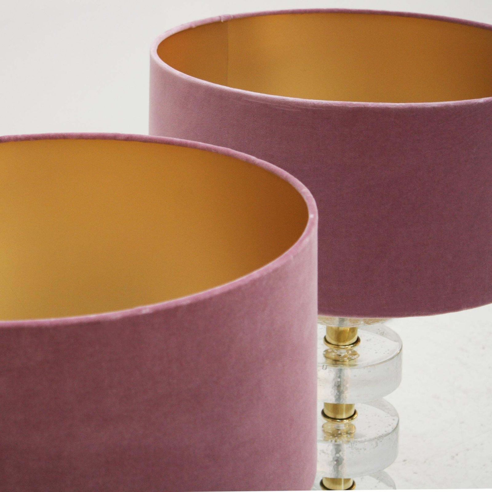 Mid Century Modern Style Pair Of Murano Glass Italian Table Lamps photo Lighting