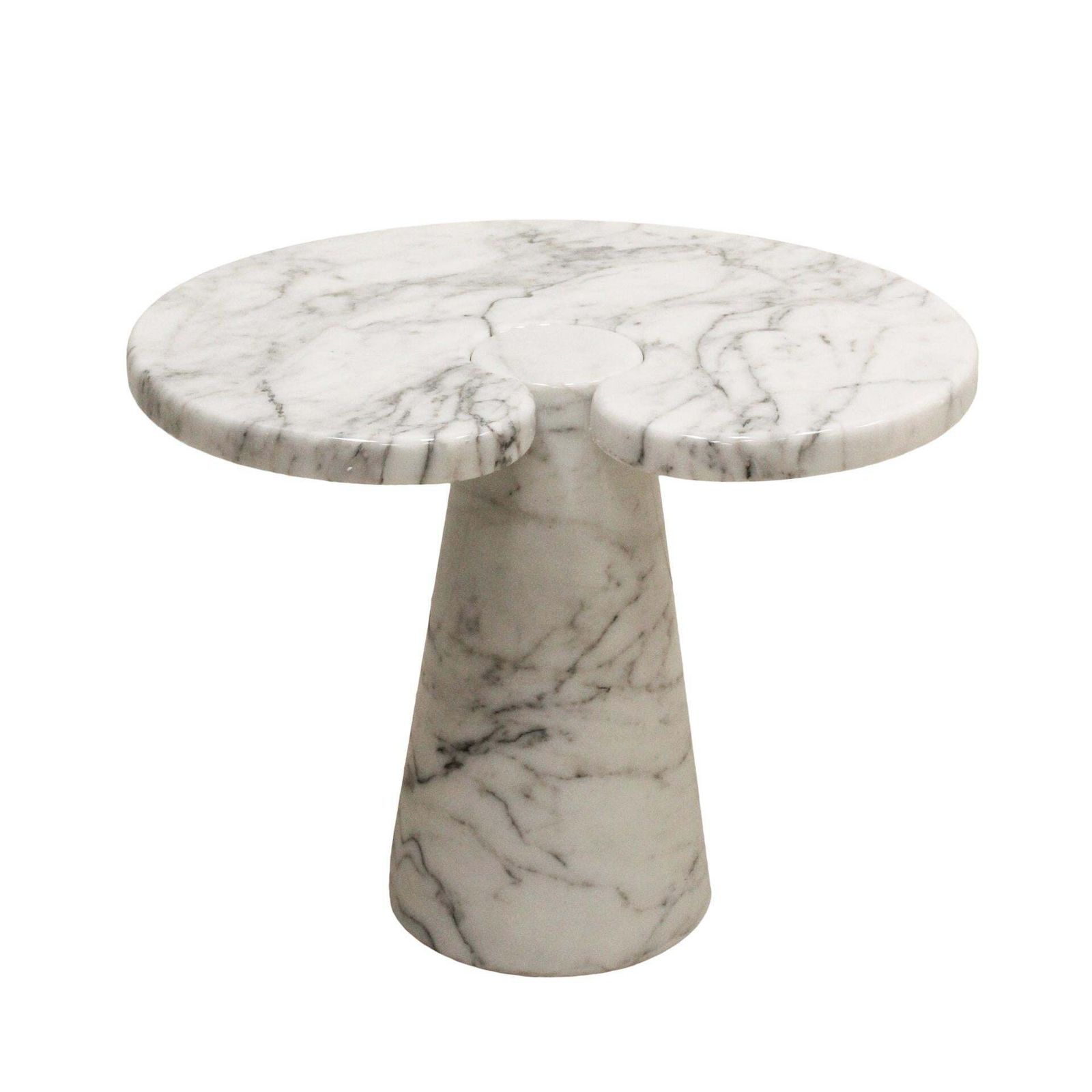 Angelo Mangiarotti Mid Century Eros Italian Side Tables Made Of Marble photo 6691.0