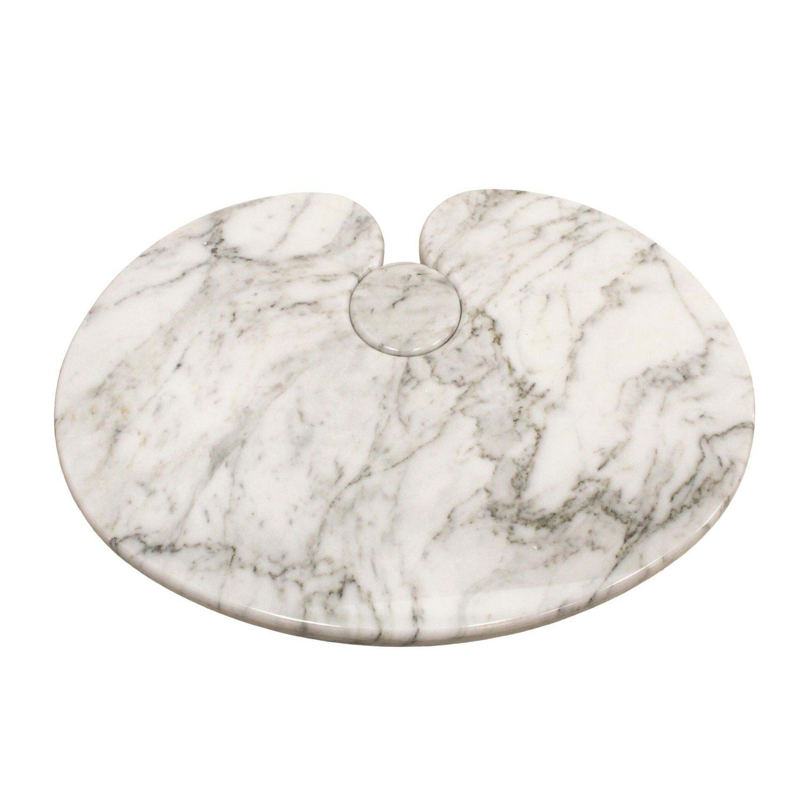 6691.0 Angelo Mangiarotti Mid Century Eros Italian Side Tables Made Of Marble photo