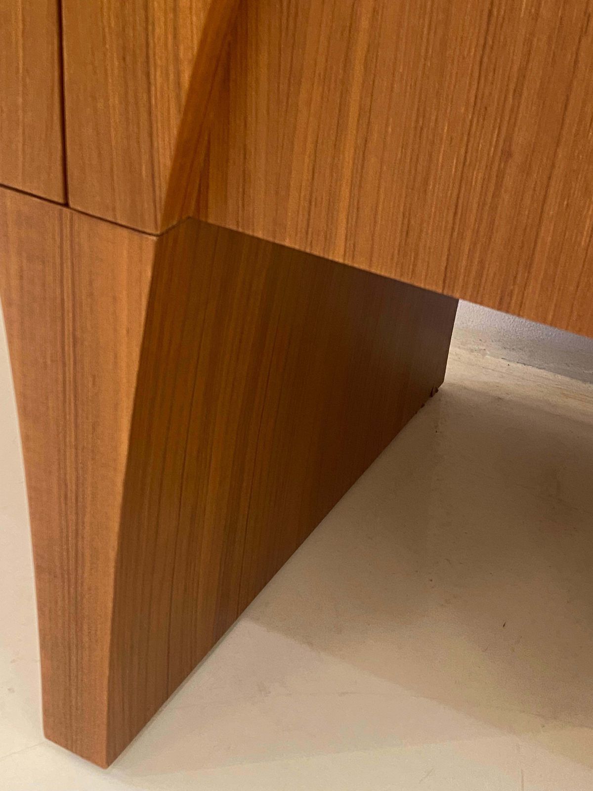 photo buy Contemporary Modern Teak And Lemongrass Wood Italian Sideboard