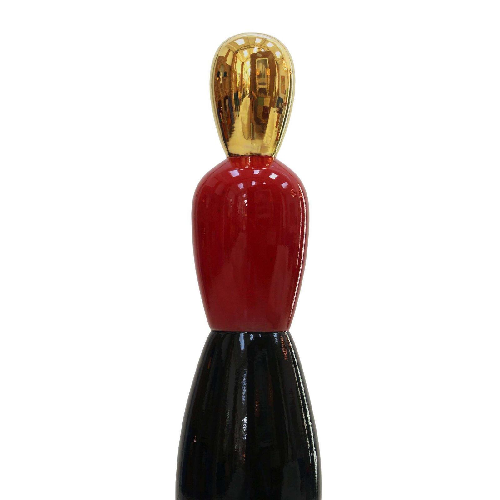 Gold Red Black Totem Designed By Alessandro Mendini. Italy photo furniture