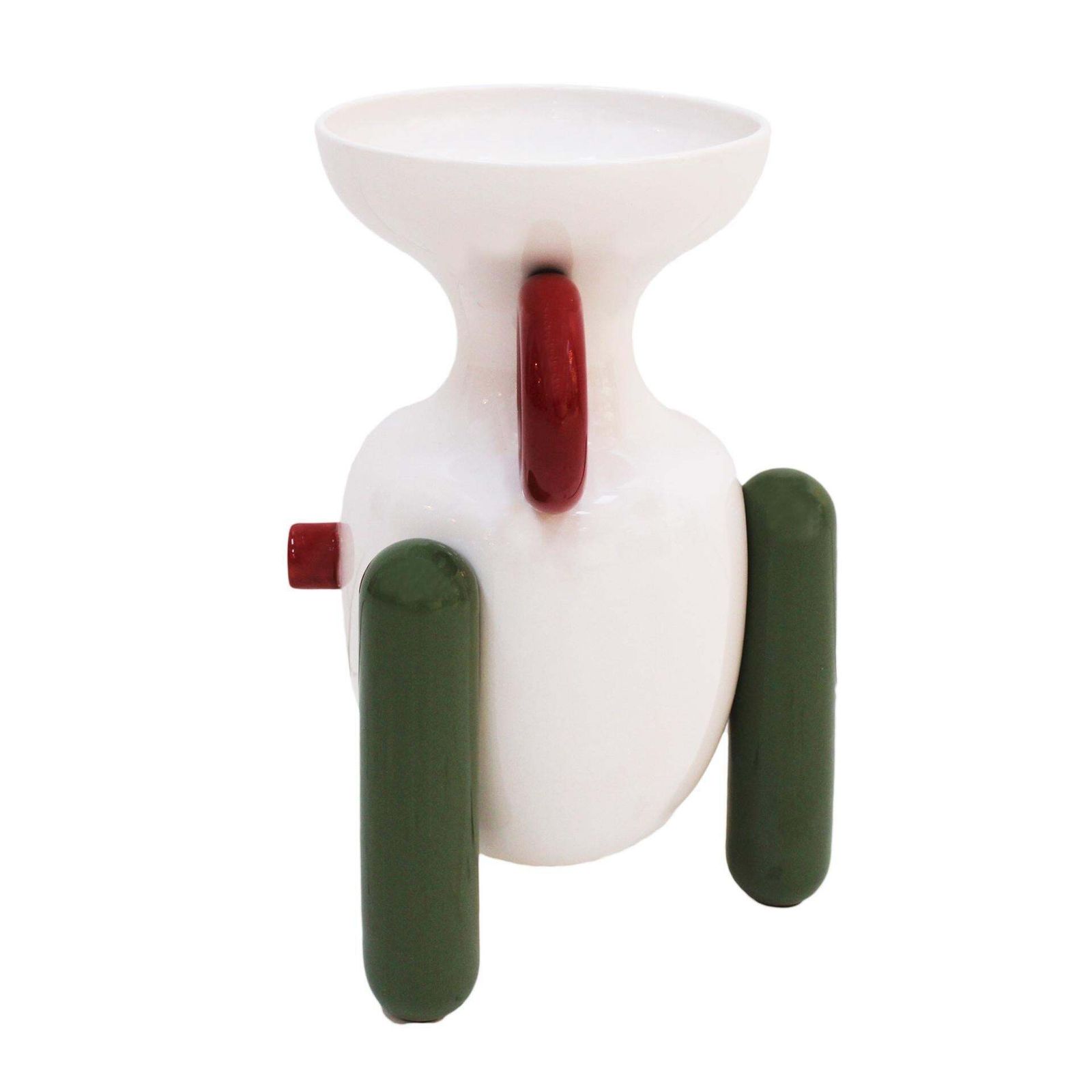 Contemporary White Vase Made Of Ceramic Designed By Jaime Hayón photo for sale