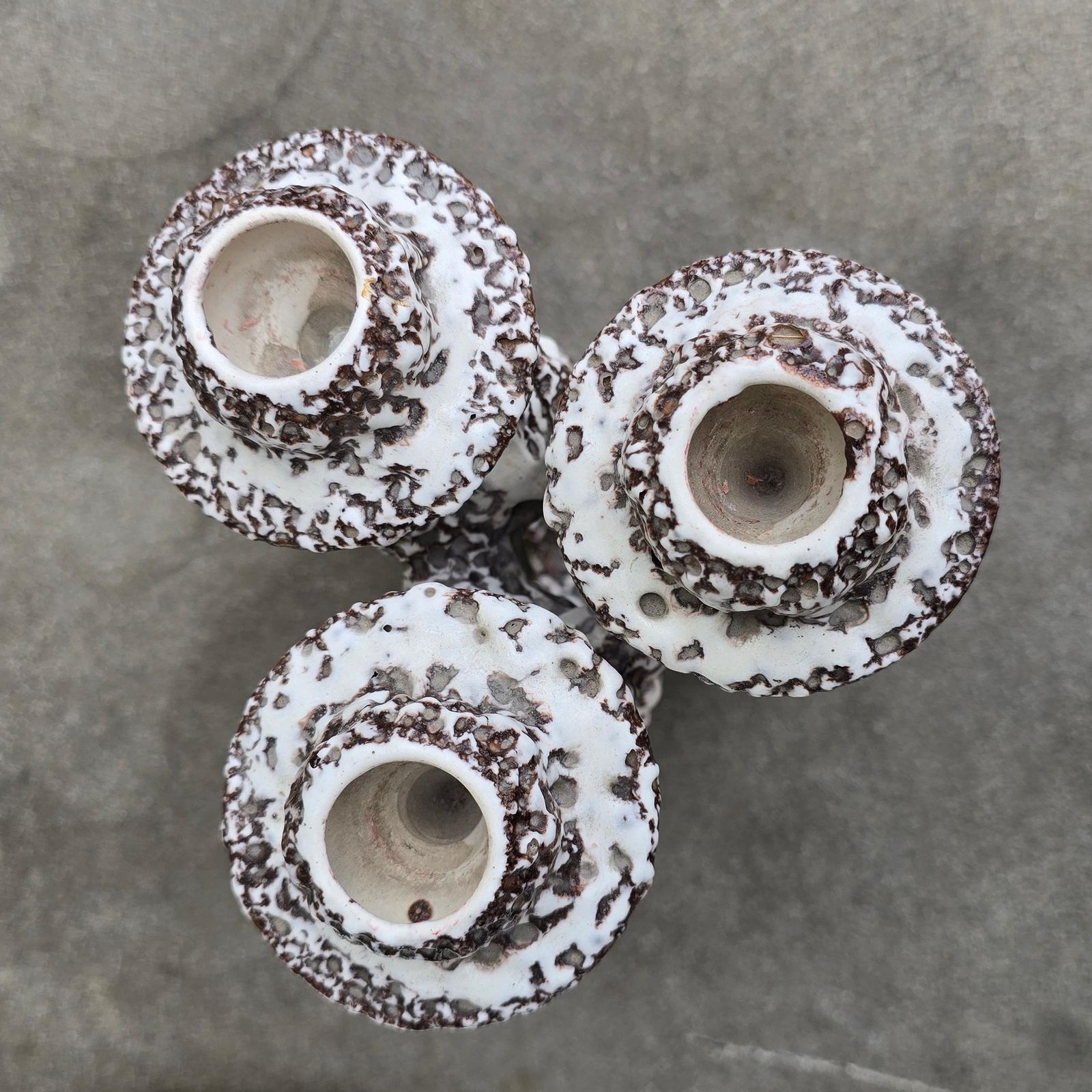 photo vinterior Sculptural Ceramic Candlestick By Marius Giuge, Vallauris, France, 1960s