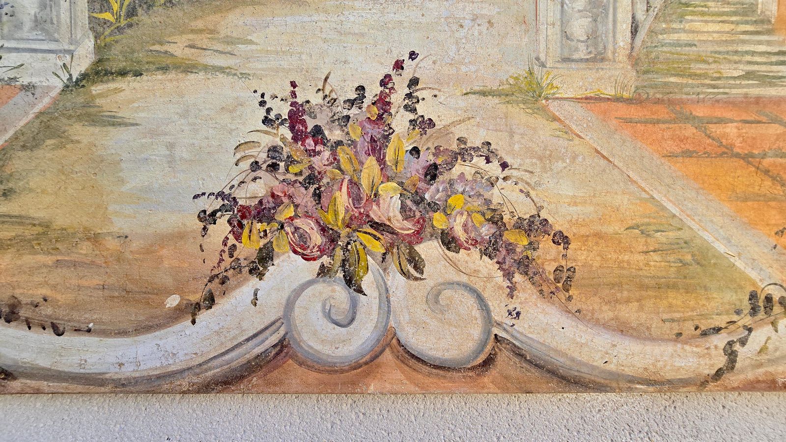 Authentic Italian Fresco In Roman Style photo for sale
