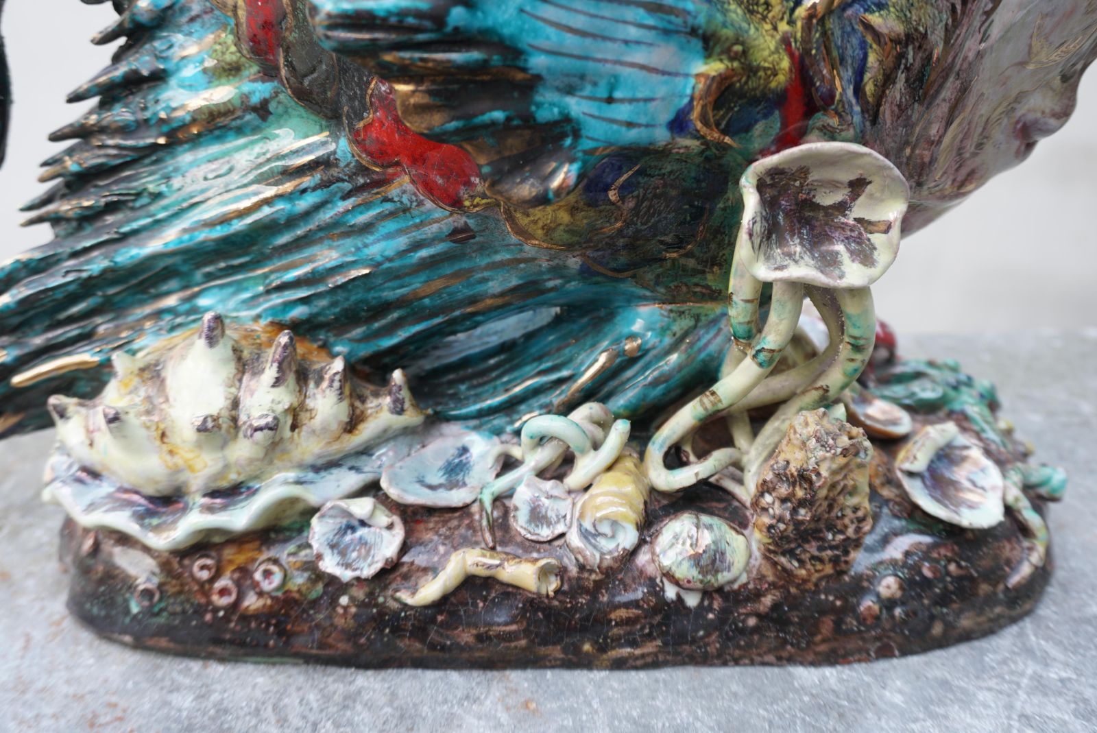 photo buy Larger Than Life Figural Fish Lamp By E. Pattarino For Marbro