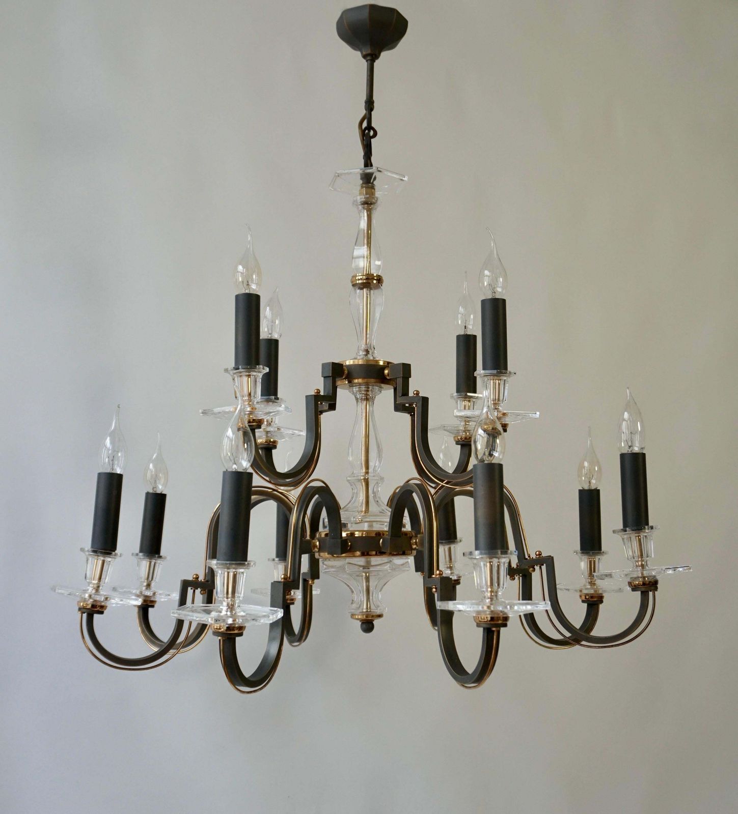 Very Elegant Classic  French Crystal Glass Chandelier photo furniture