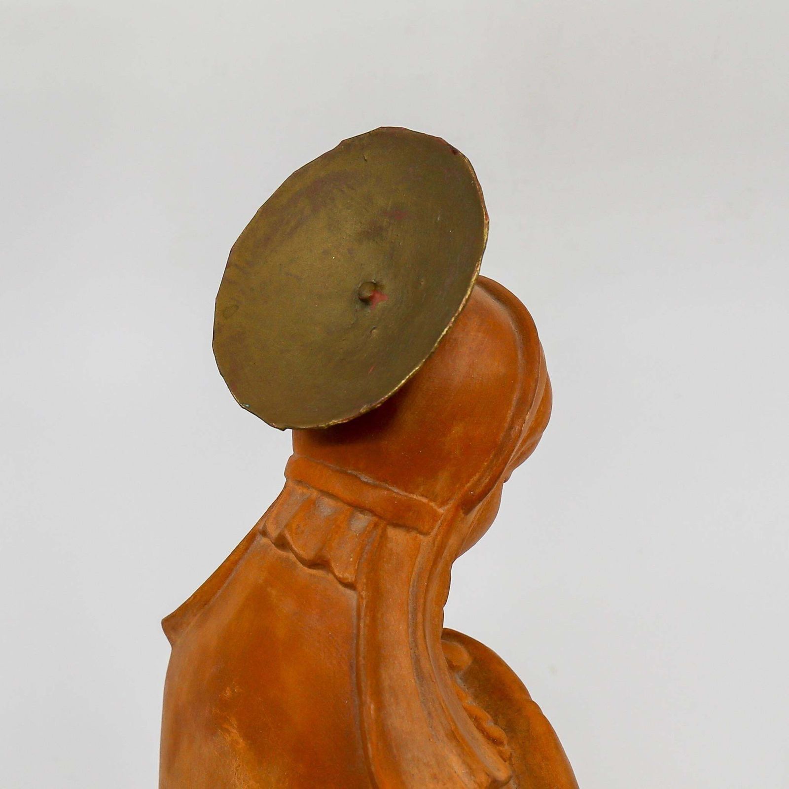 photo vinterior Madonna With Child Terracotta Sculpture