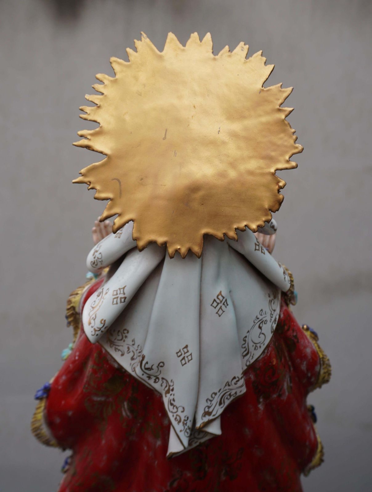 Rare Italian Porcelain Madonna By Paolo Marioni photo Home Decor