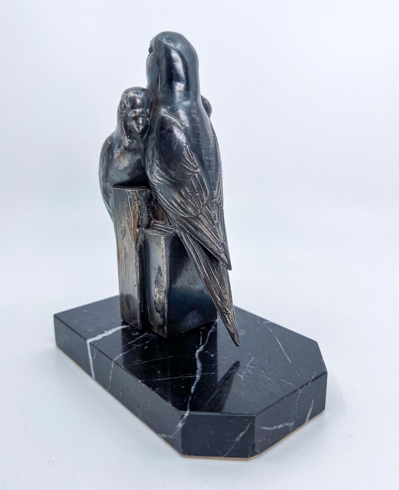 Early 20th Century Art Deco Bookends With Birds photo 558.0