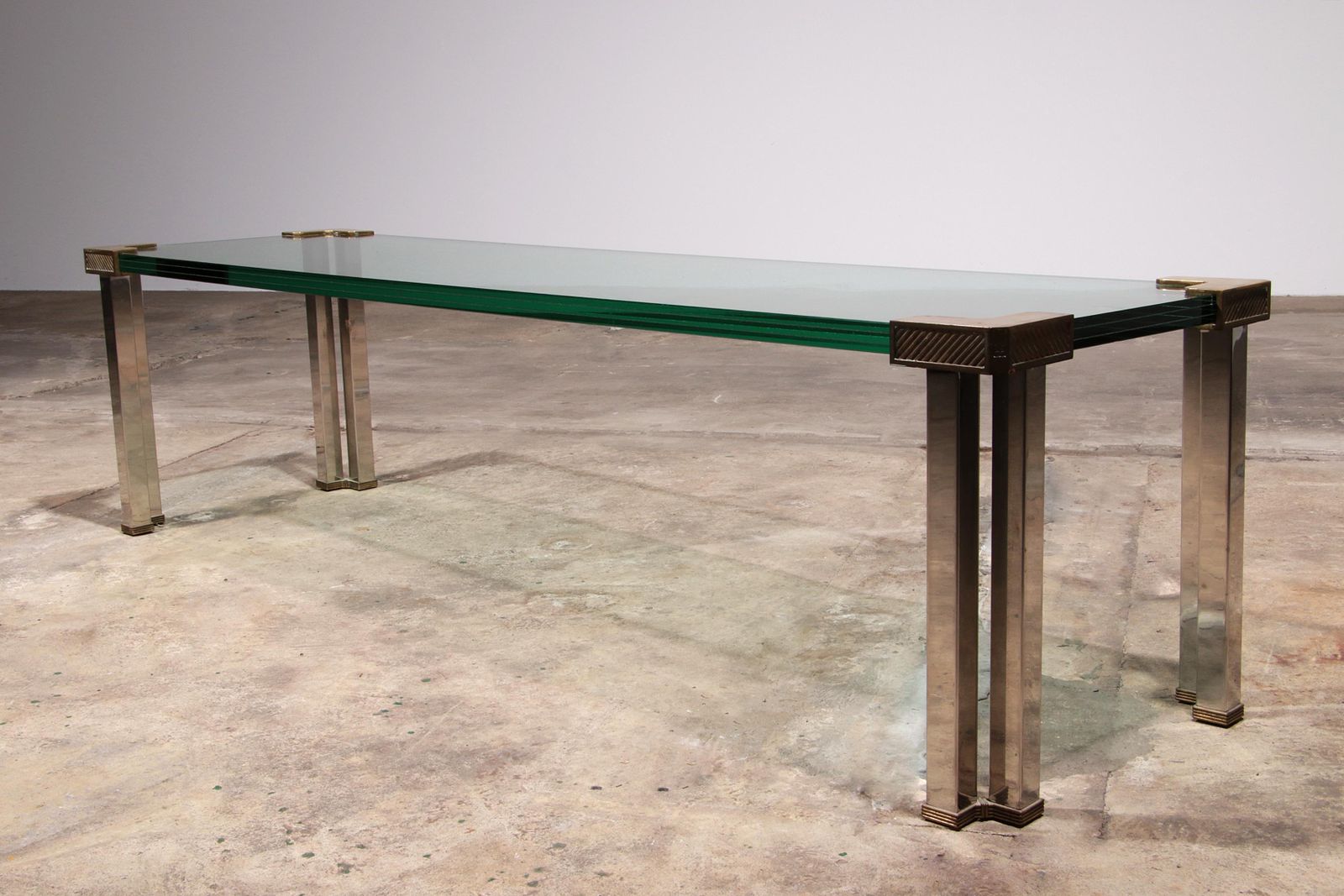 Elegant Midcentury Side Table By Peter Ghyczy photo vinterior