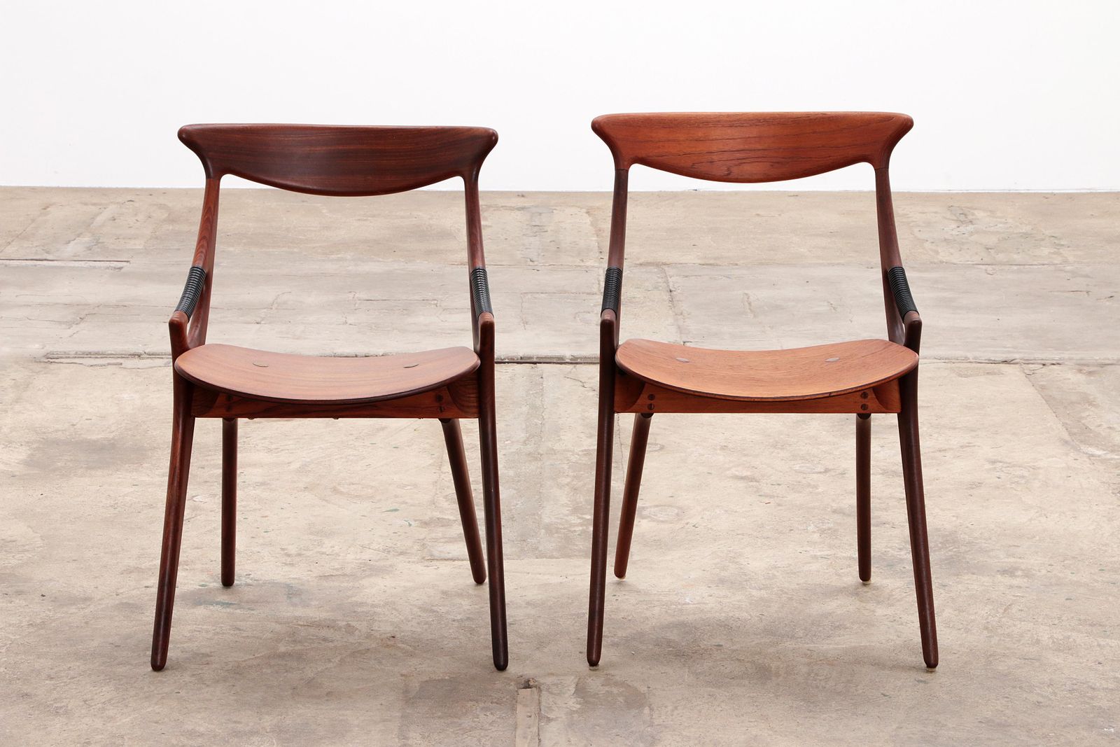 Arne Hovmand Olsen For Mogens Kold 8 Dinning Chairs Model 71  1960s photo vintage