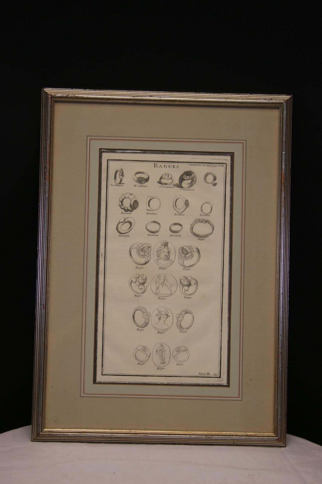photo furniture 19th Edition Stamp Rings From An Apprentice Book