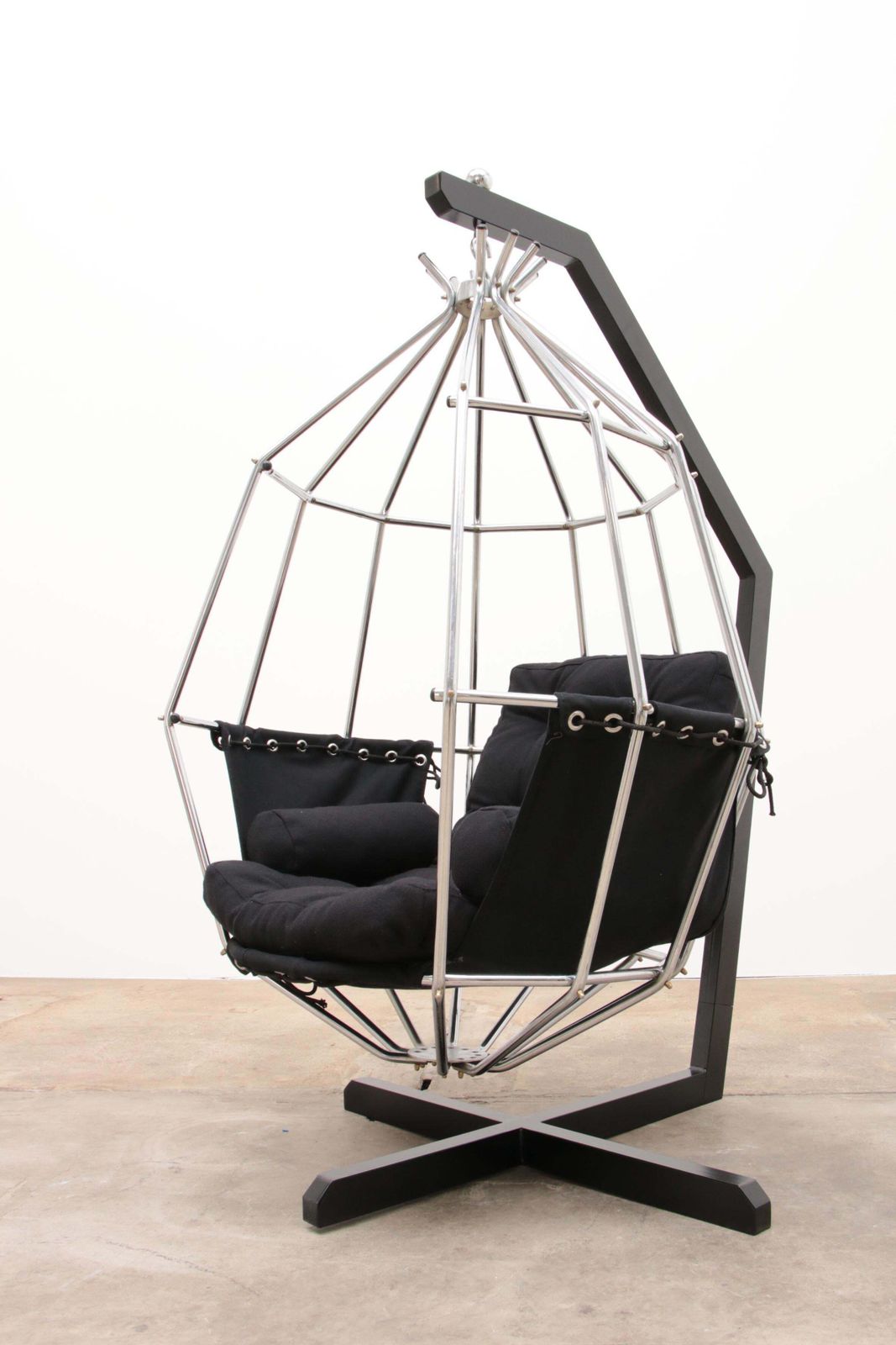 Hanging Easy Chair Gojan By Ib Arberg For Abra Möbler, Sweden, 1970s photo vintage