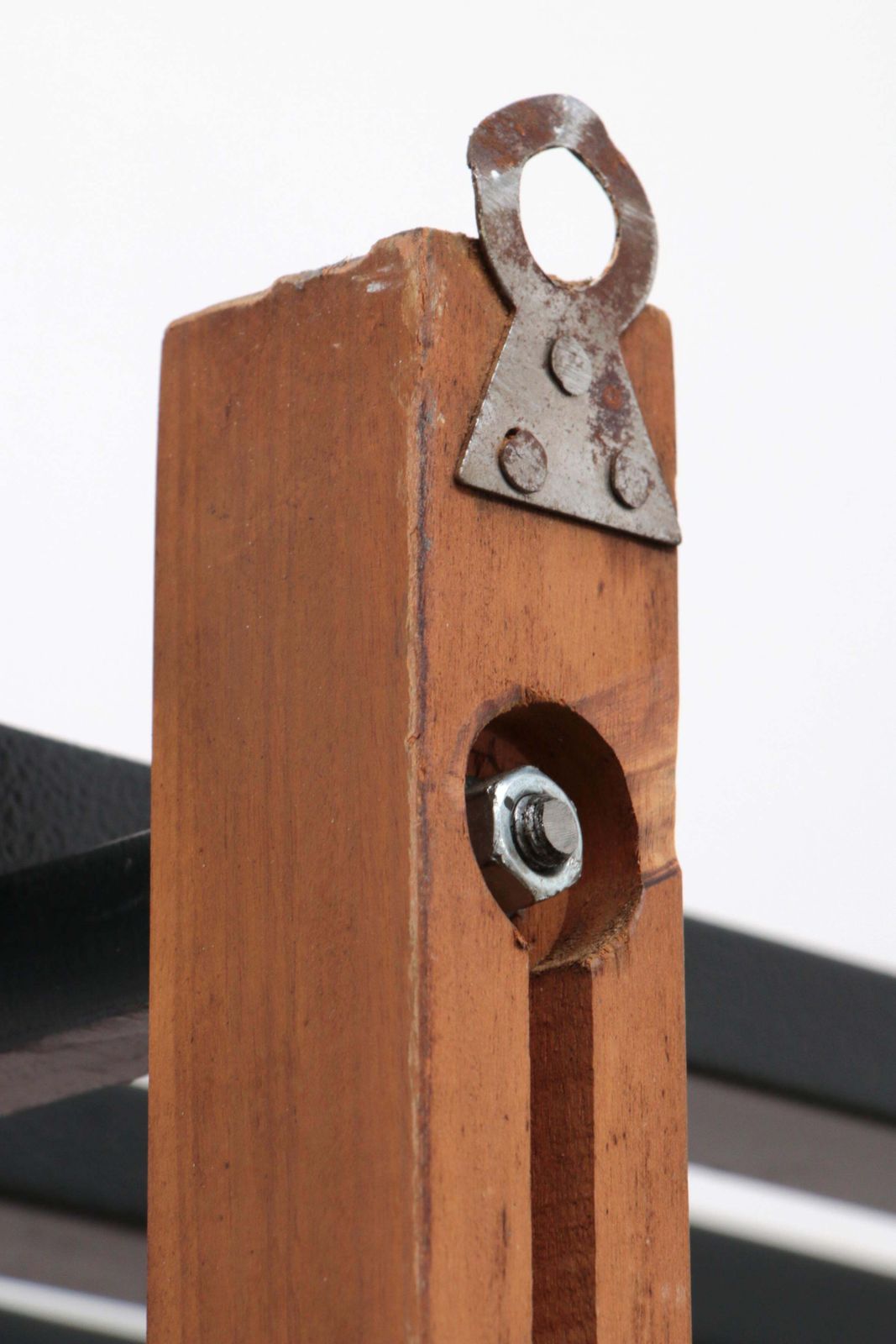 photo for sale Italian Wall Coat Rack With Red Cats, Cream And Hat Rack, 1960