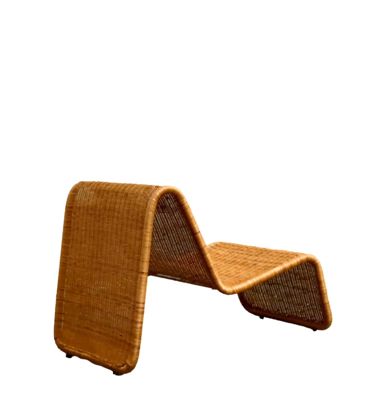 Tito Agnoli For Bonacina Rattan Armchair Mod.P3, Italy 1960s photo for sale