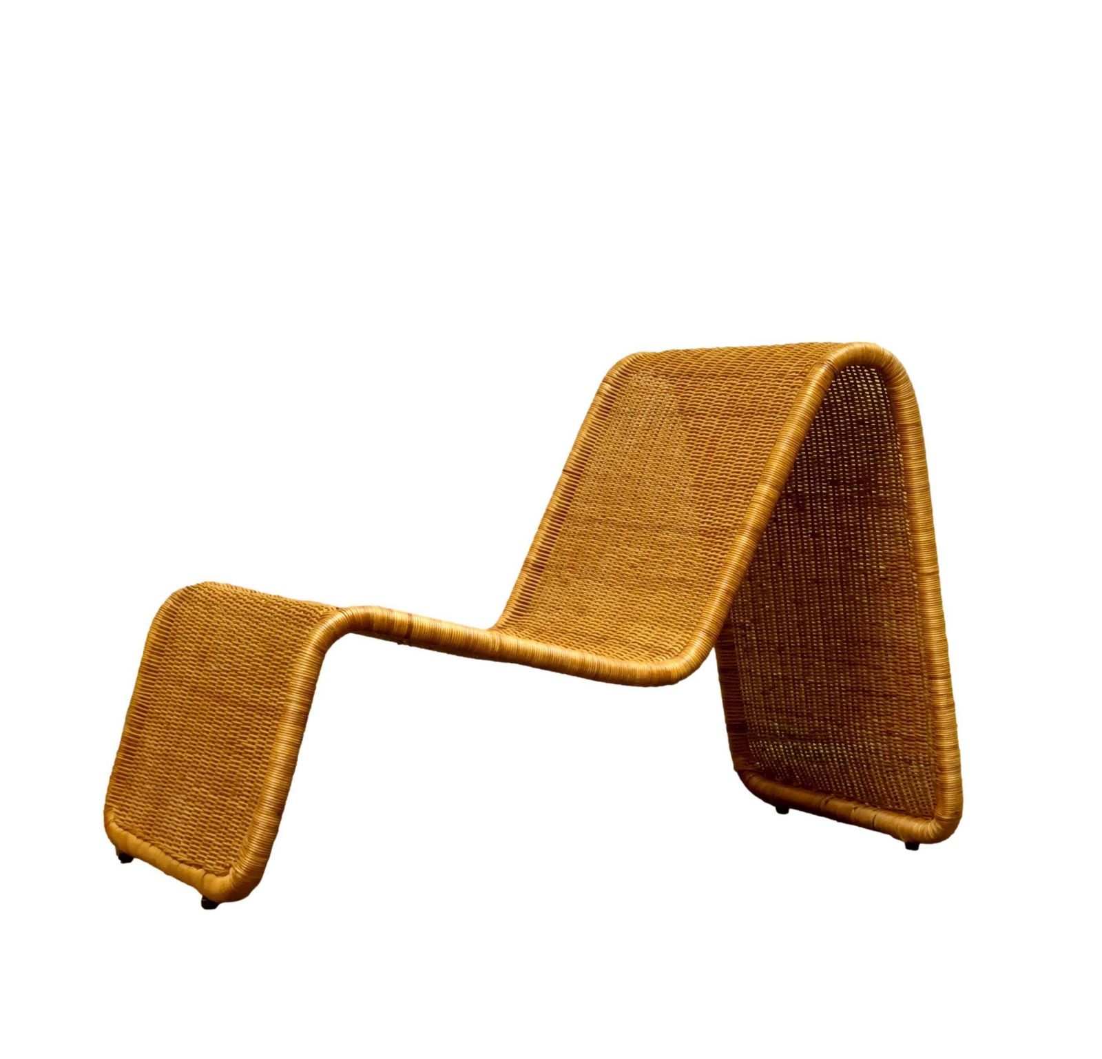 Tito Agnoli For Bonacina Rattan Armchair Mod.P3, Italy 1960s photo vinterior