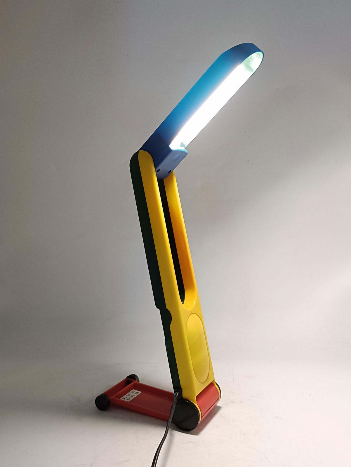 Benetton Folding Table Lamp Memphis Style, Italy 1980s photo buy