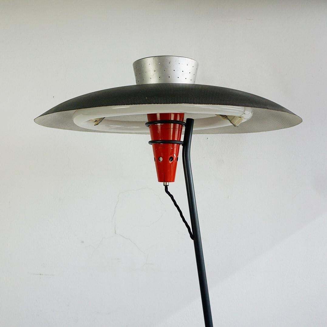 Mid Century Floor Lamp Nx38 By Louis Kalff For Philips Netherlands photo vinterior