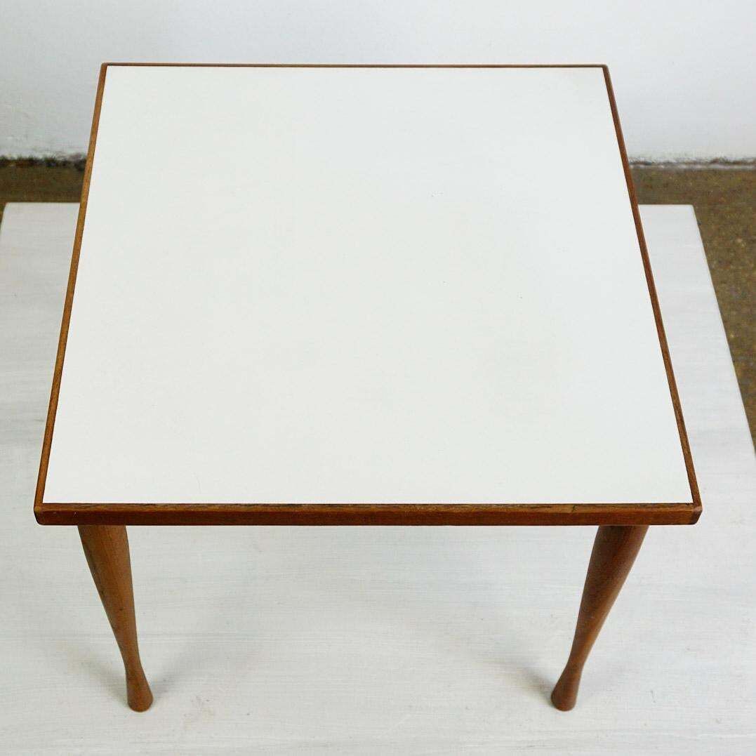 Scandinavian Modern Teak Side Table By Hans C. Andersen photo 480.0