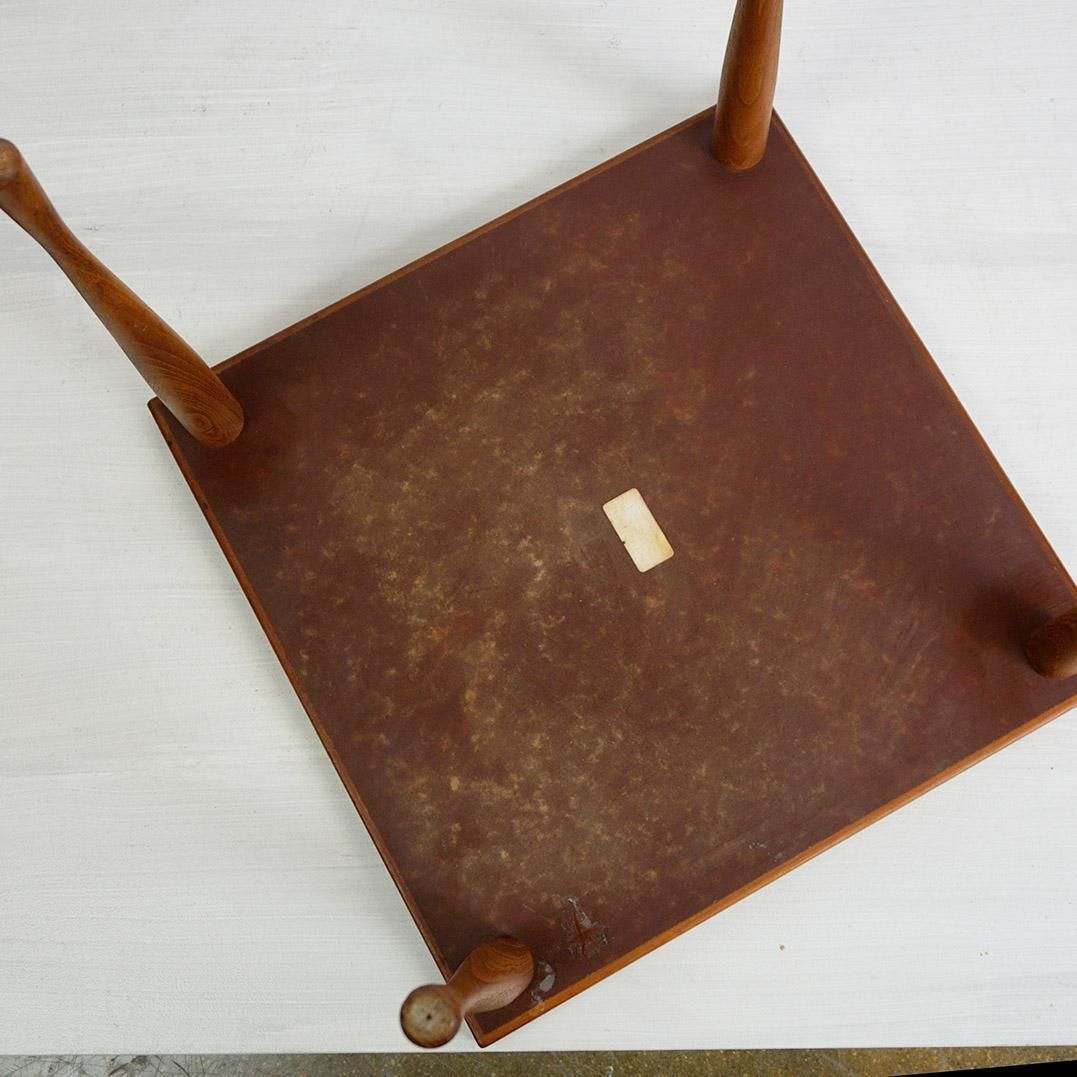 Scandinavian Modern Teak Side Table By Hans C. Andersen photo vintage