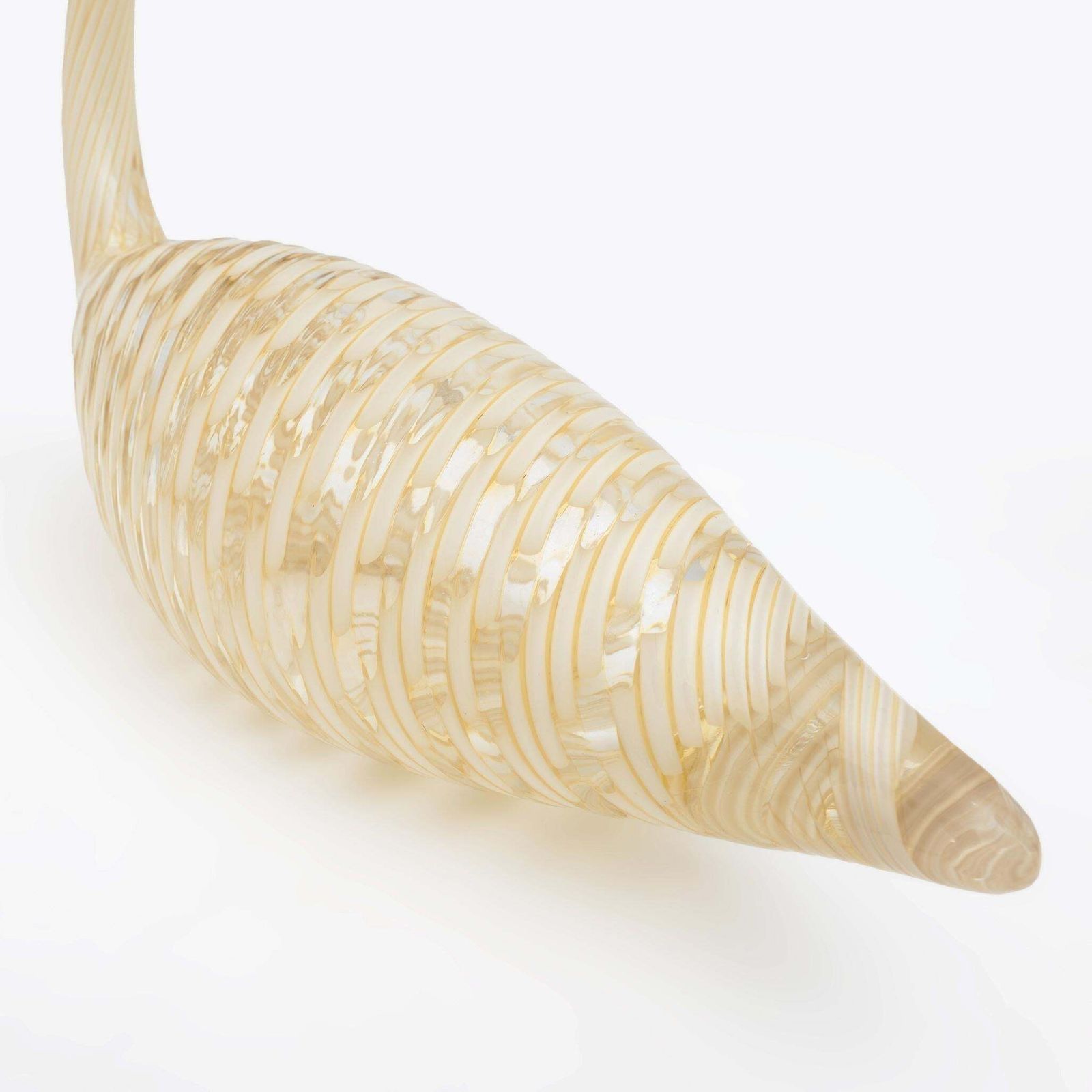 Licio Zanetti Mid Century Modern Murano Blown Glass Swan photo 1630.0