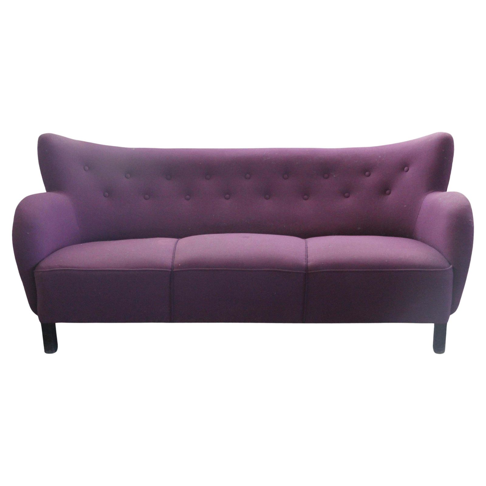 Danish 1930s Club Sofa, Style Of Fritz Hansen & Flemming Lassen
