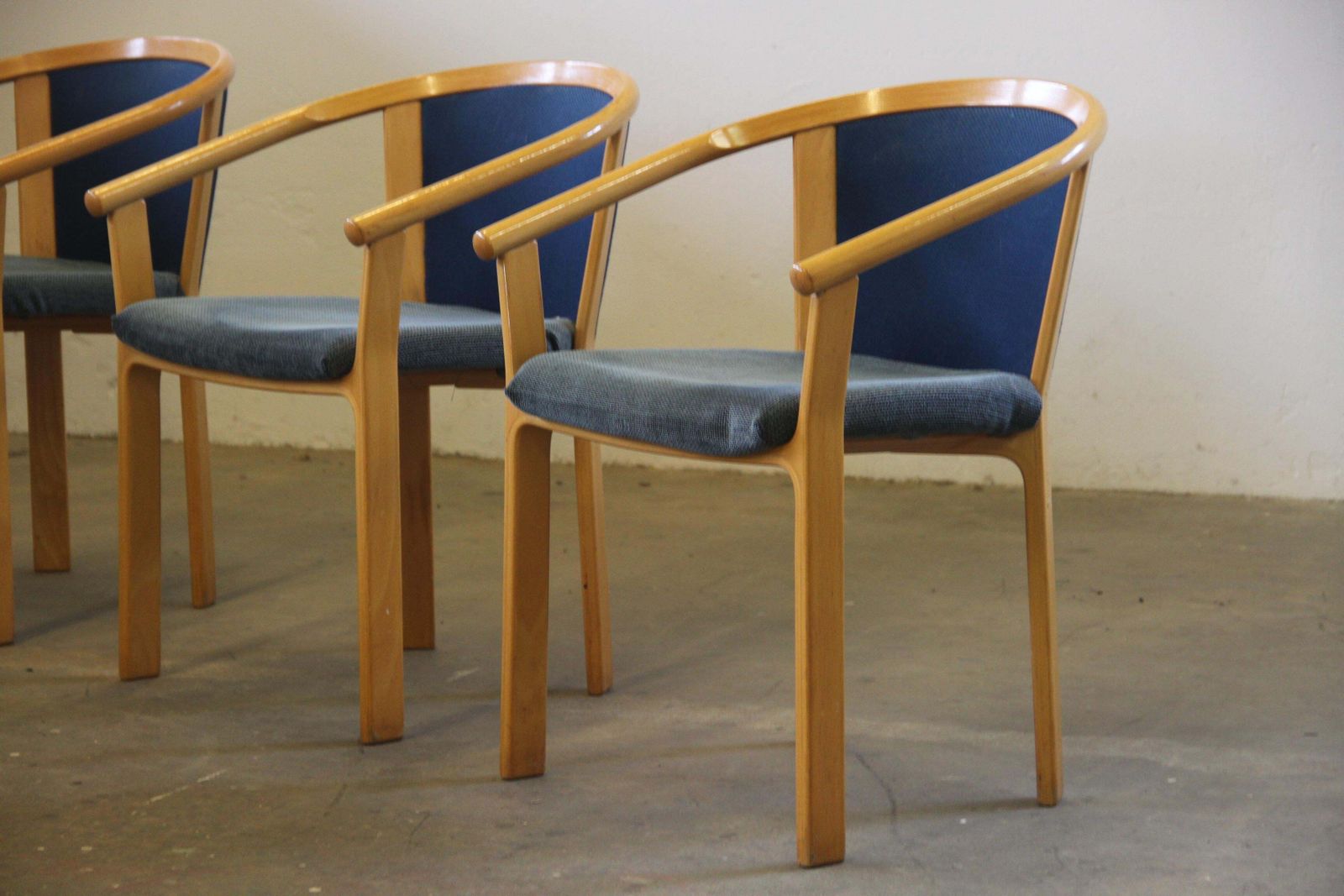 Beech Wood Dining Chairs By Rud Thygesen & Johnny Sørensen For Magnus Olesen photo for sale