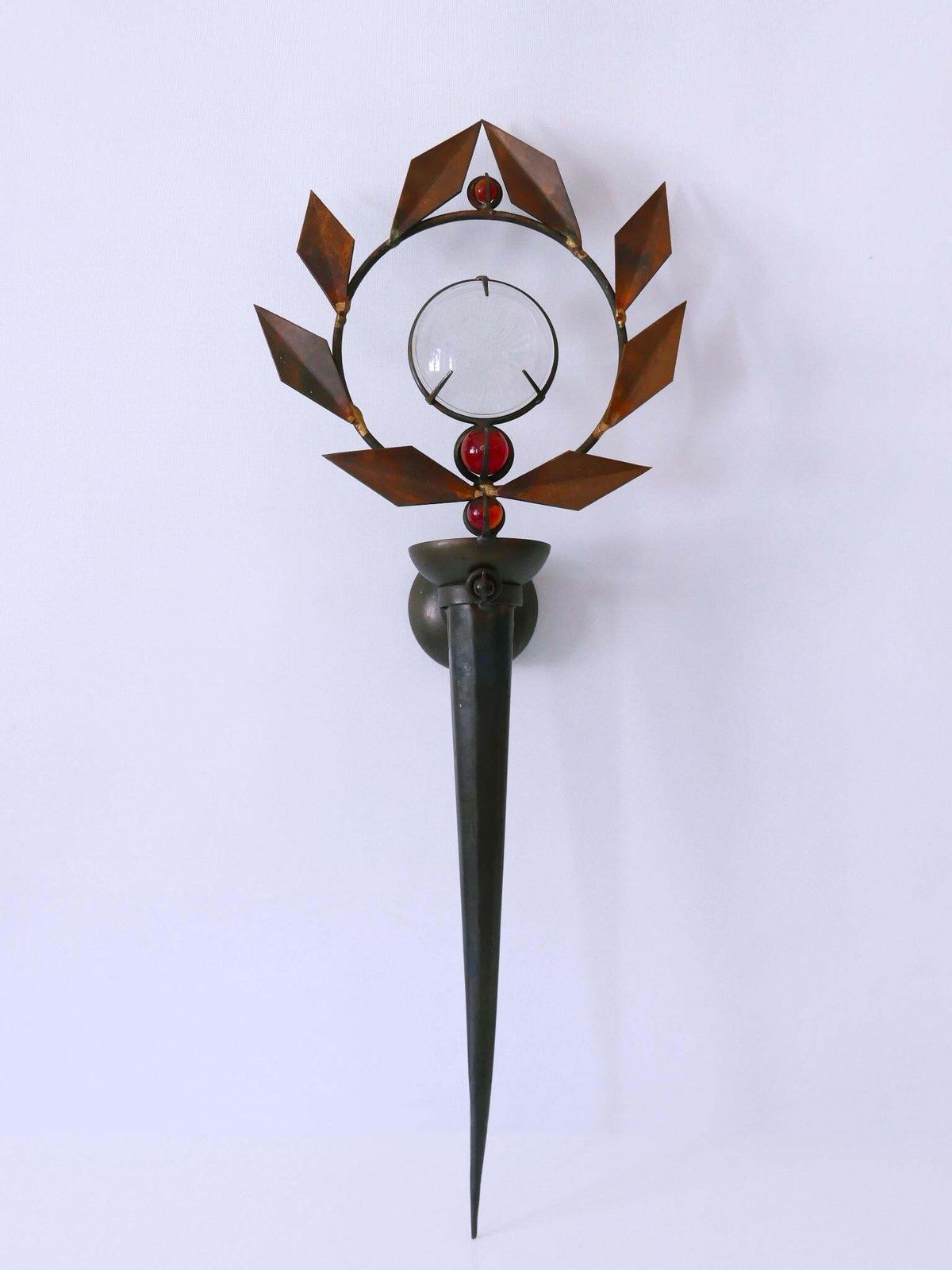 Set Of Two Mark Brazier Jones Candlesticks Model Olympia 1990s, Signed & Dated photo vinterior
