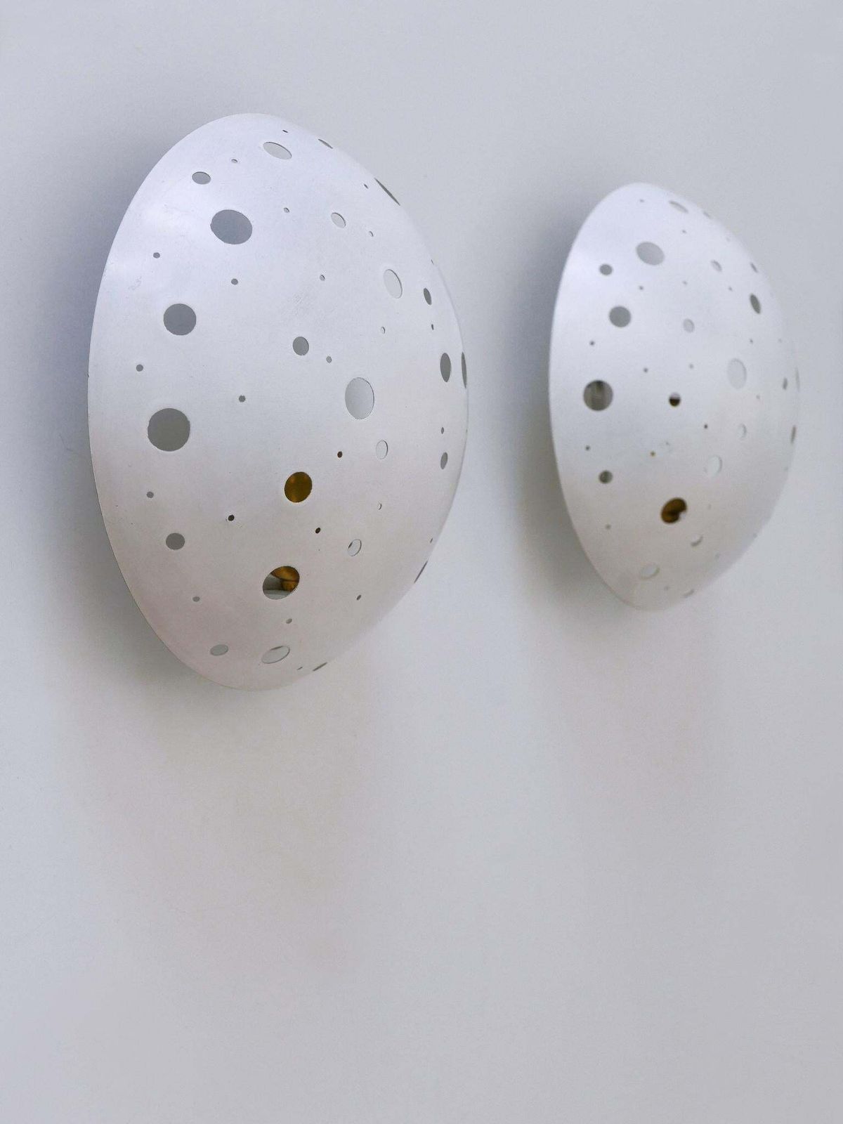 photo vinterior Set Of Two Rare Mid Century Sconces By Ernest Igl For Hillebrand Germany 1950s