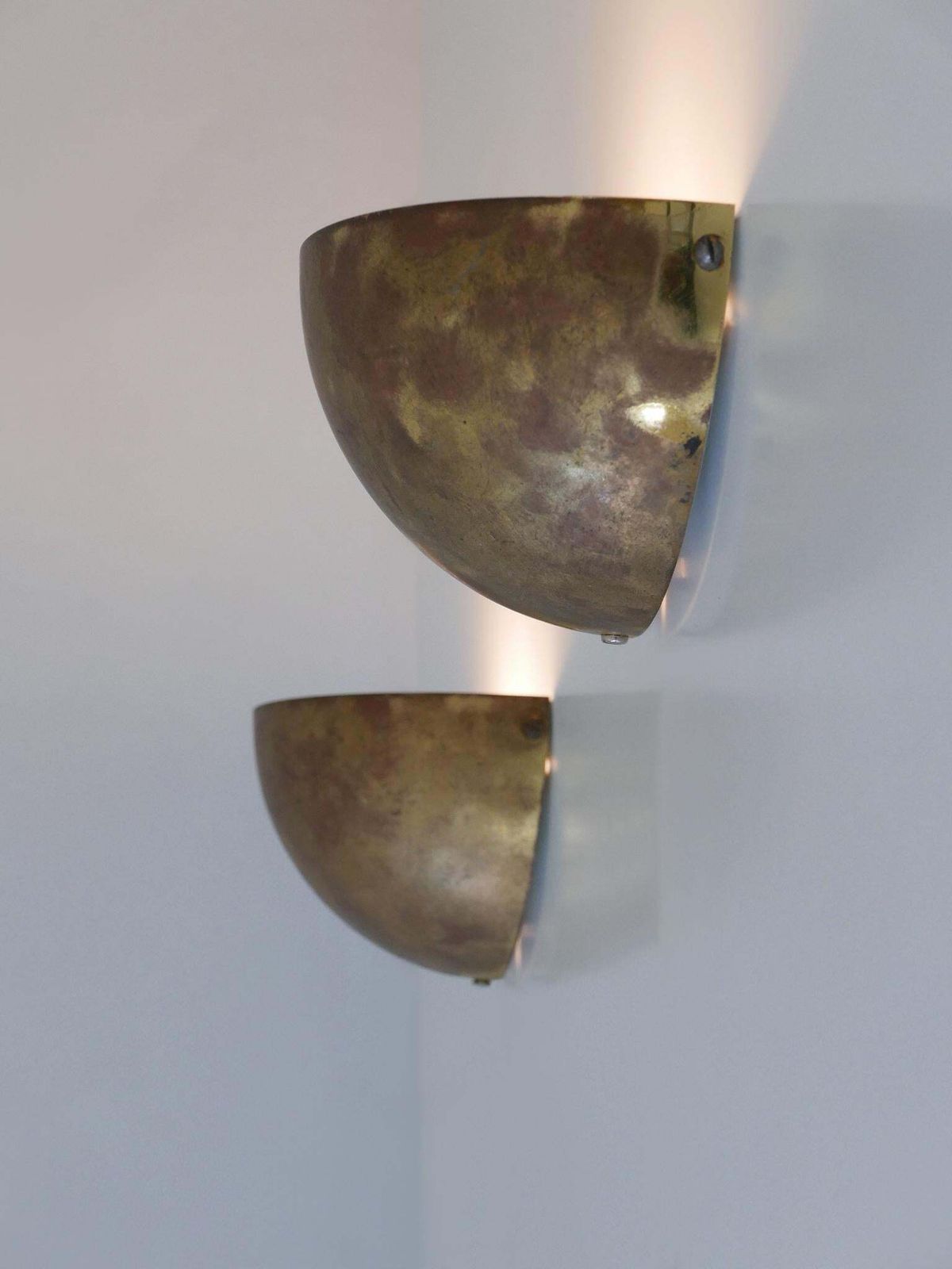 photo for sale Set Of Seven Mid Century Sconces Or Wall Lights By Bankamp Leuchten Germany