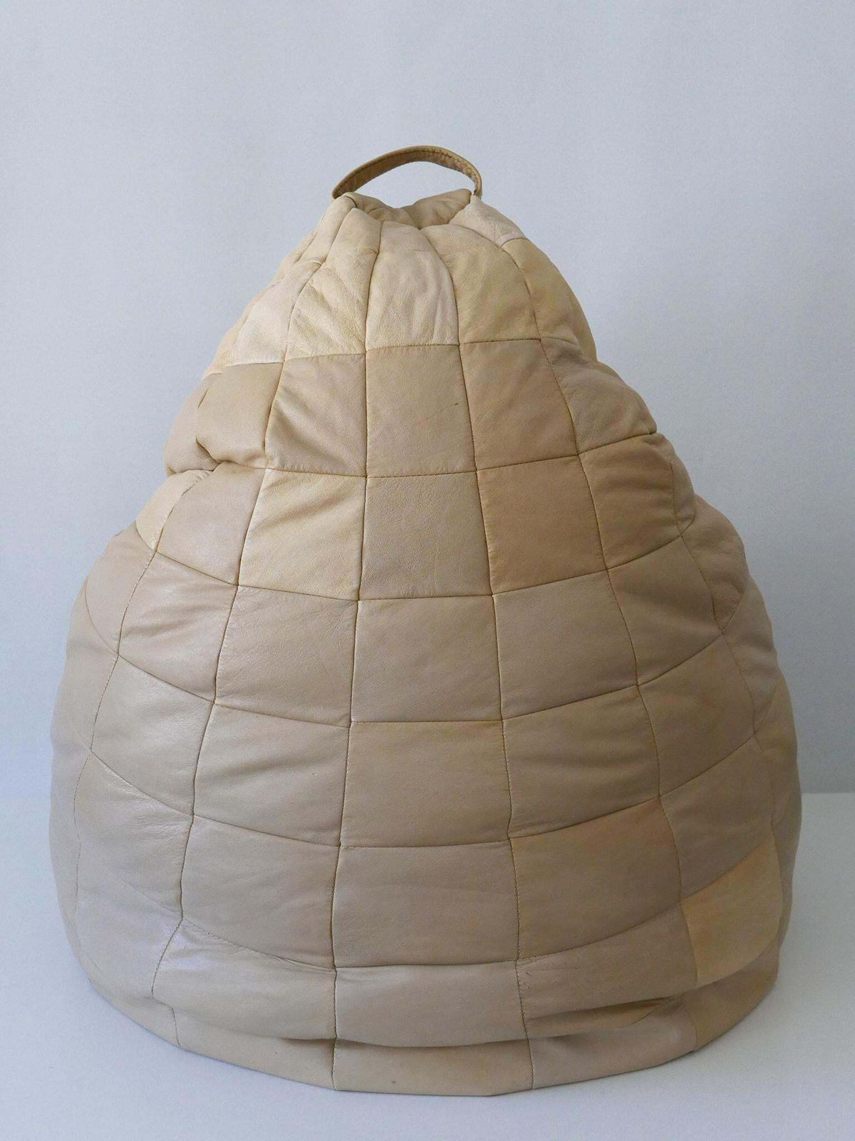De Sede Patchwork Leather Beanbag Or Ottoman Switzerland 1970s photo vinterior