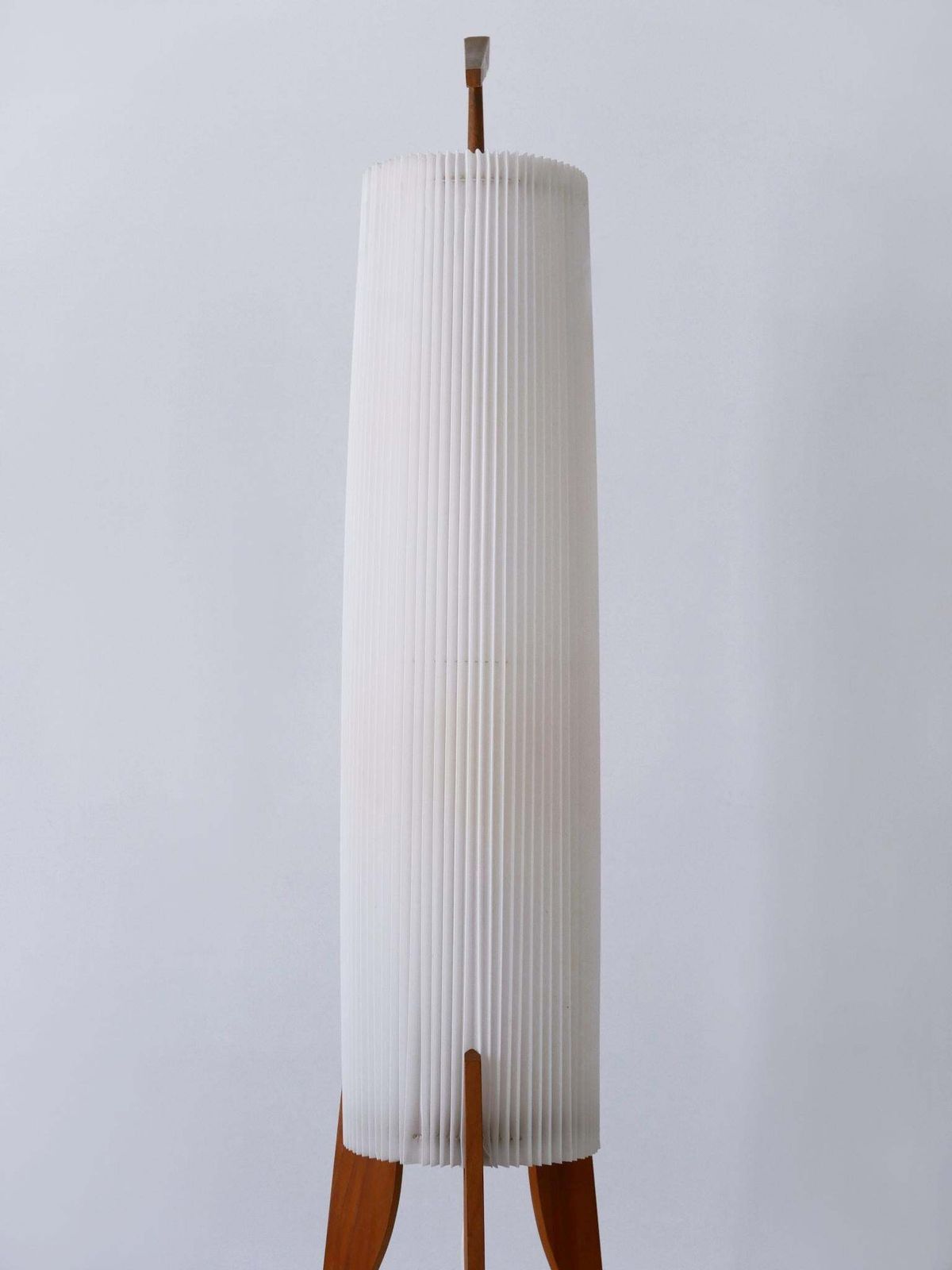 2402.0 Rare & Elegant Mid Century Modern Two Flamed Scandinavian Floor Lamp 1960s photo