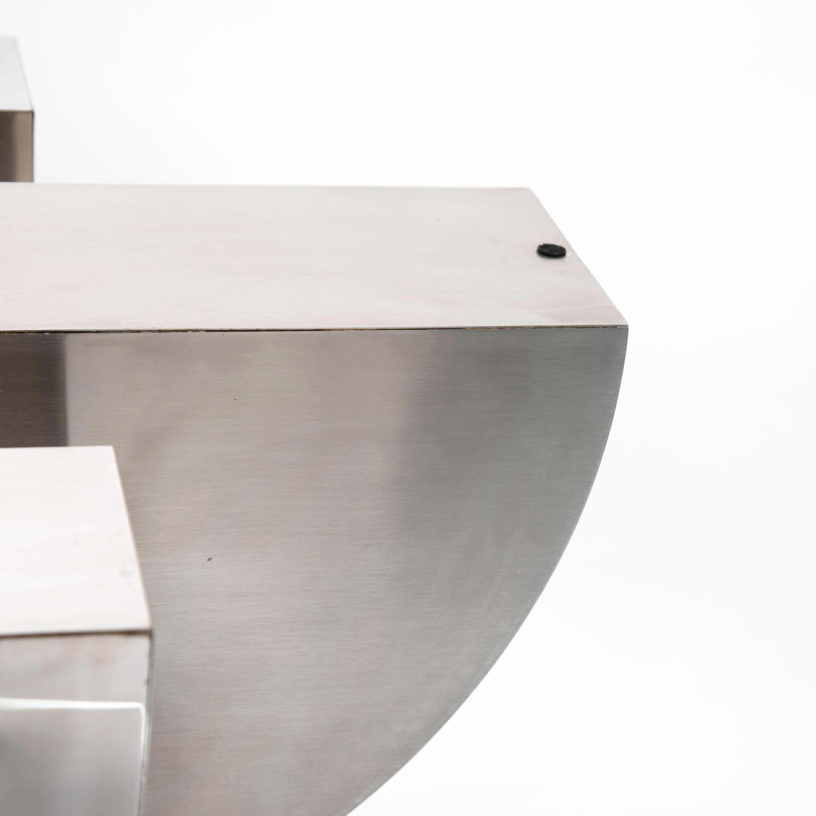photo for sale Mid Century Italian Cactus Shaped Dining Table Stainless Steel Veneer 1970s
