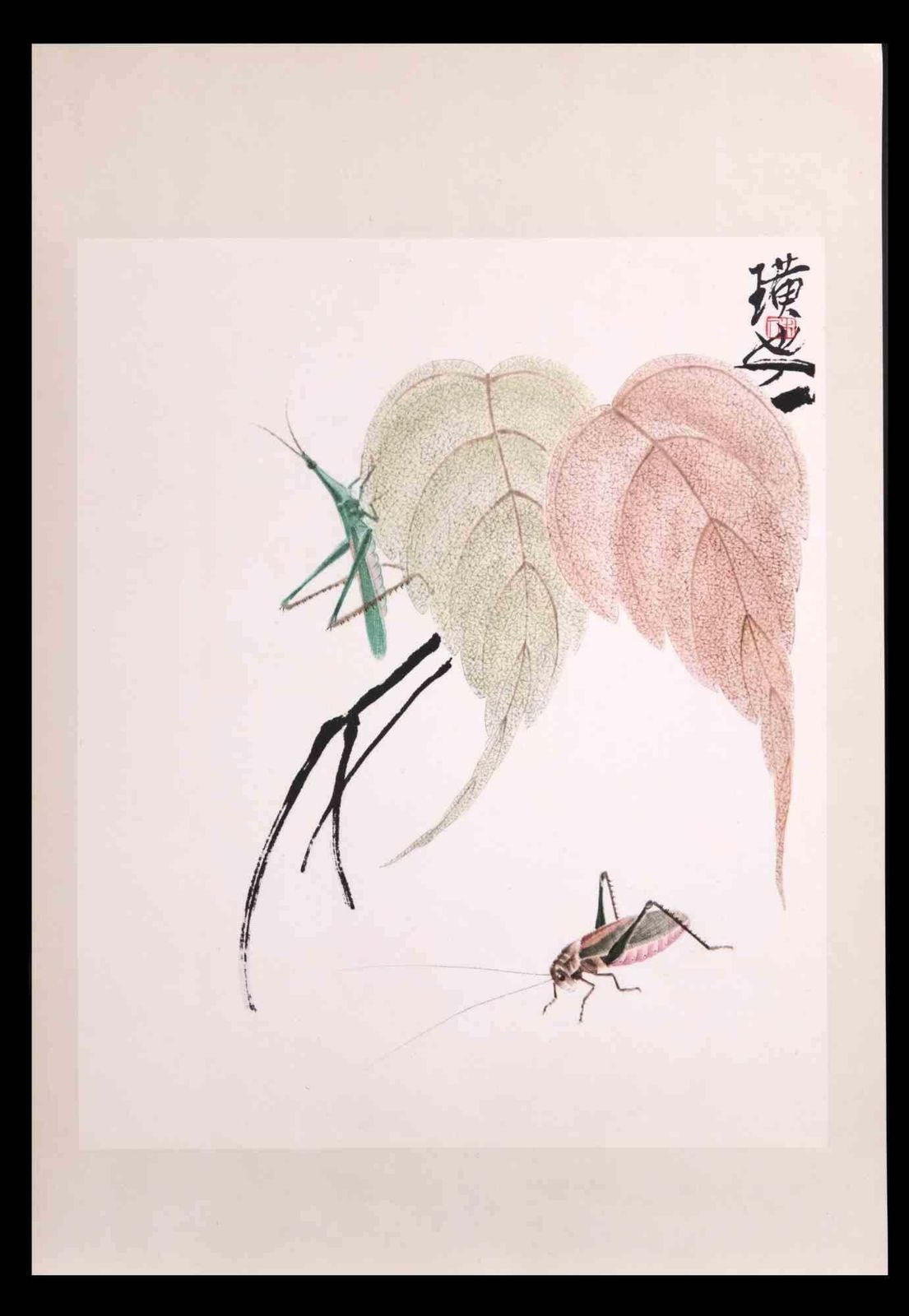 Unknownbugs And Leaves   Print   Late 20th Centurylate 20th Century