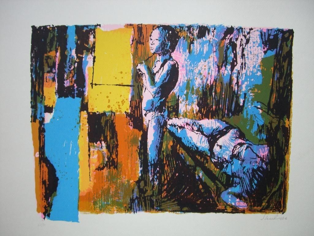 Nicola Simbarinude   Screen Print By Nicola Simbari   19761976