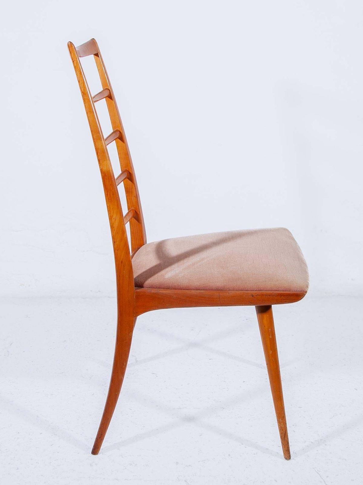 Set Of Four High Back Ladder Dining Chairs Designed By Dettinger, Germany photo Furniture