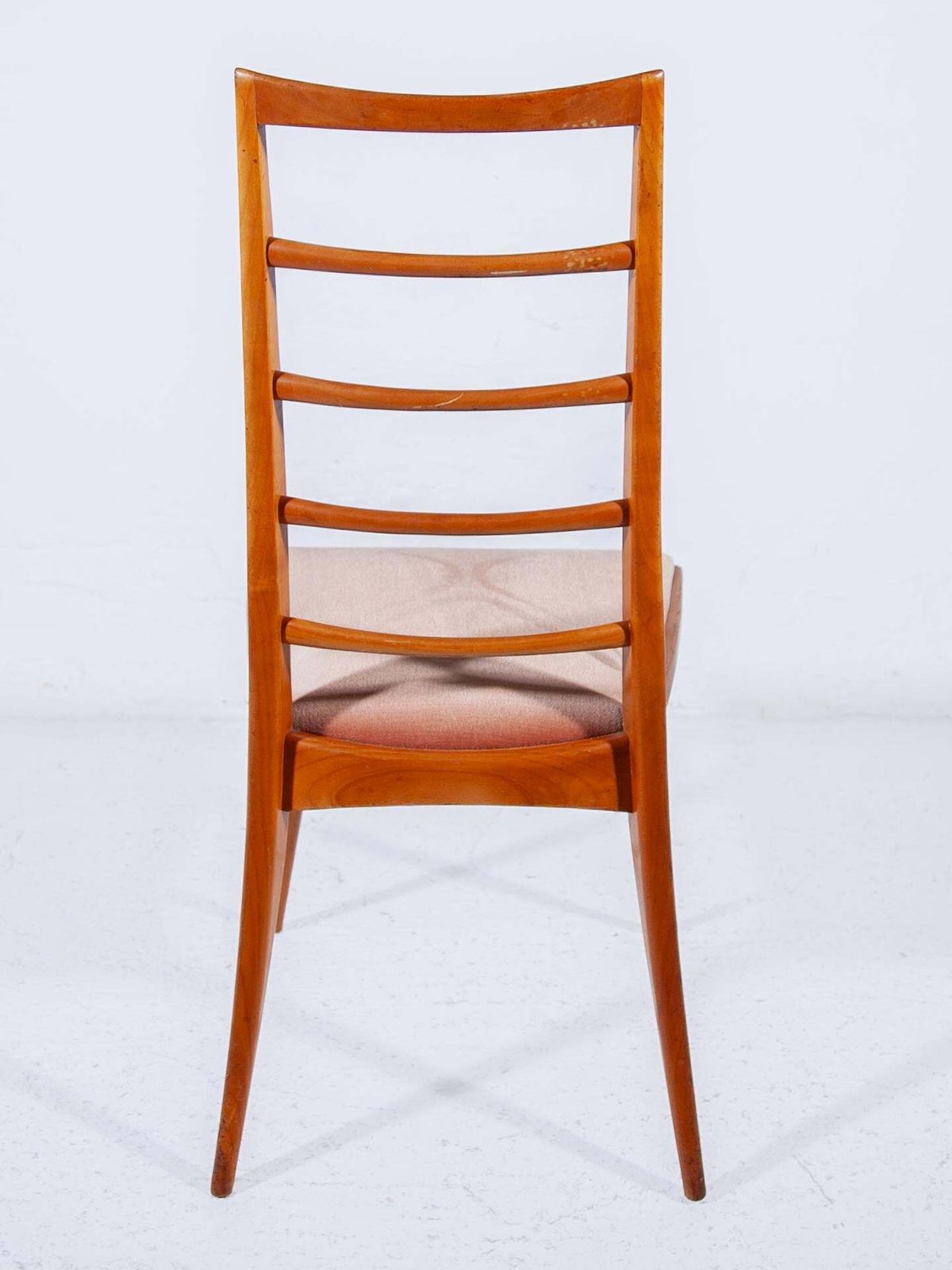 Set Of Four High Back Ladder Dining Chairs Designed By Dettinger, Germany photo vinterior
