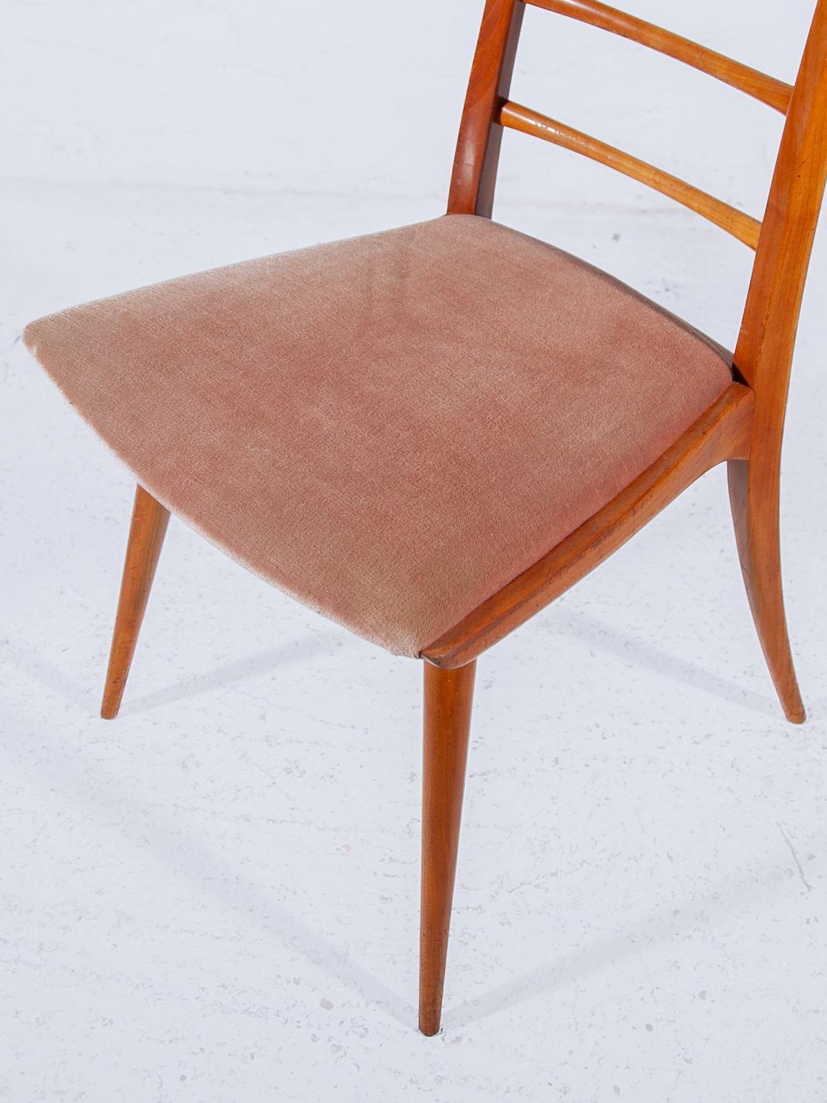 photo furniture Set Of Four High Back Ladder Dining Chairs Designed By Dettinger, Germany