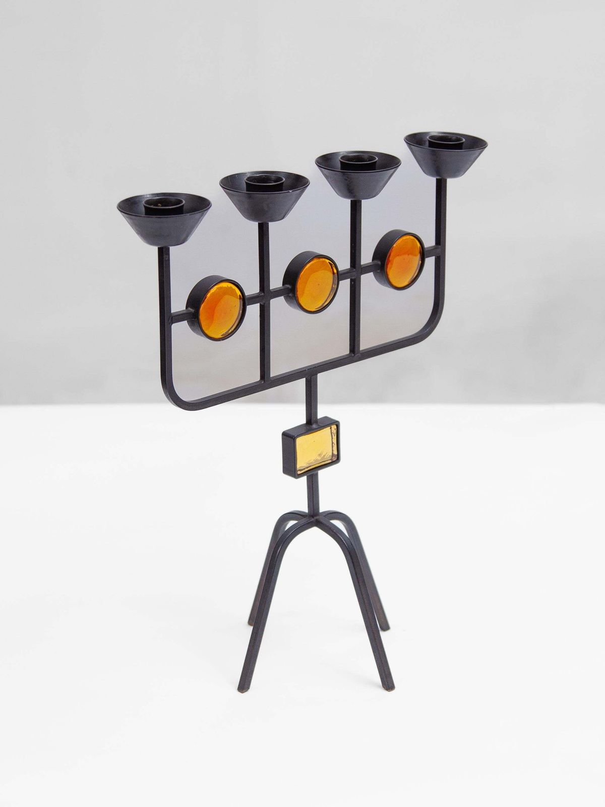 Set Of Two Candelabras Designed By Eik Hogland, Sweden photo for sale