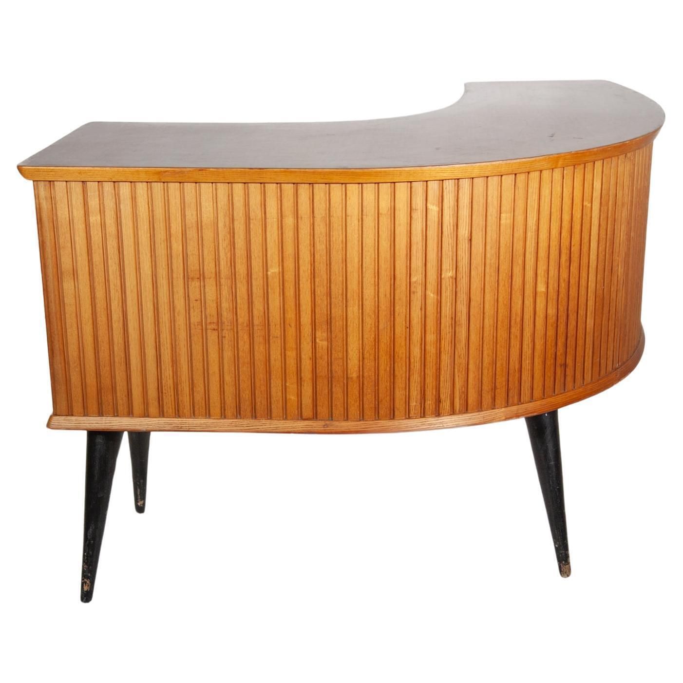 Boomerang Shaped Desk, Shop Counter, 1950s By Alfred Hendrickx photo furniture