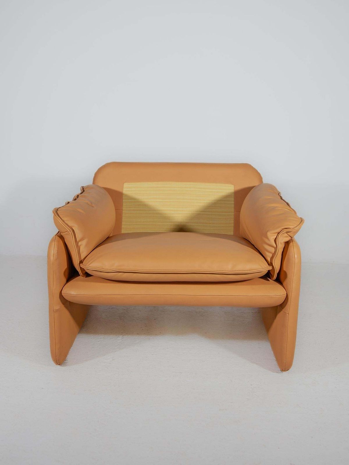 Set Of 2 Ds 61 Armchairs Camel Leather Designed By De Sede, 1970s photo buy